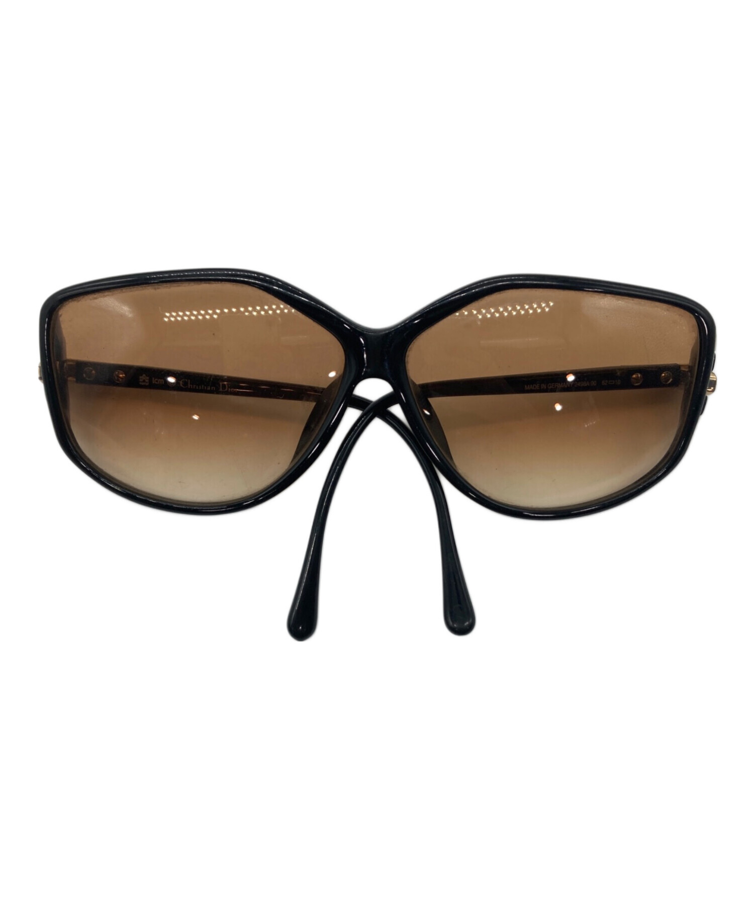 クリスチャンディオール CDロゴ サングラス ゴールド 中古・古着通販】Christian Dior (クリスチャン ディオール