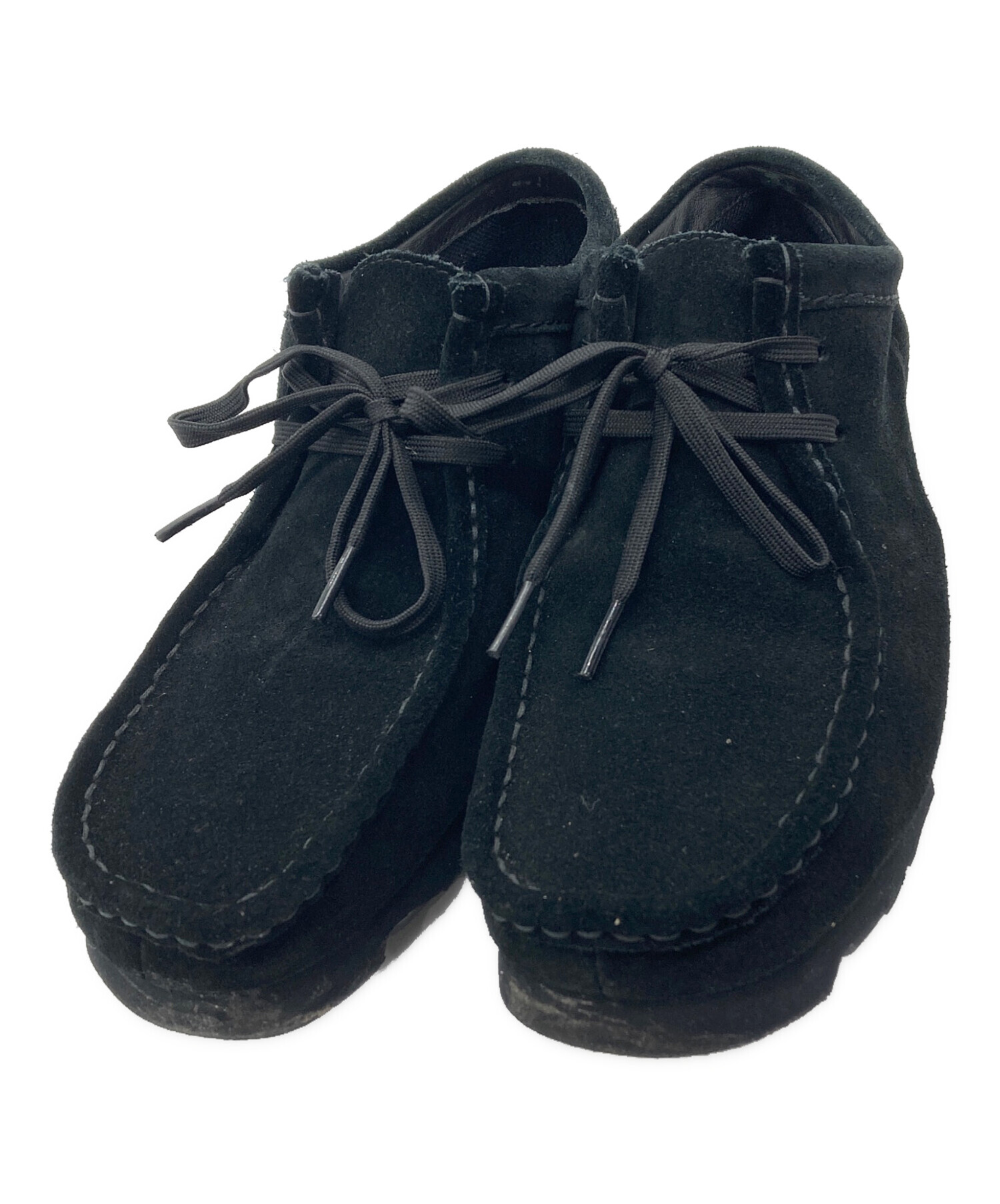 中古・古着通販】CLARKS (クラークス) ワラビーシューズ ブラック