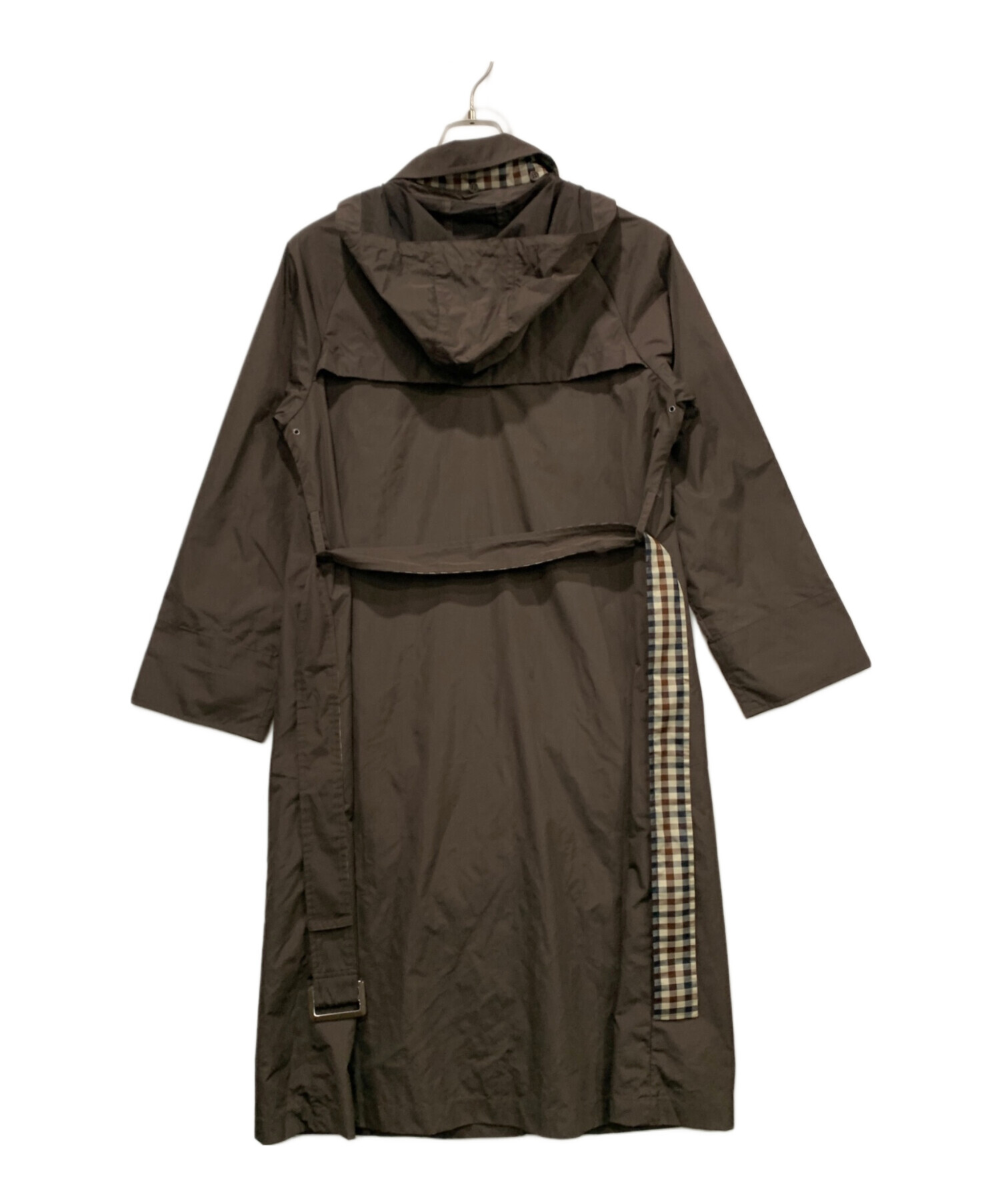 中古・古着通販】Aquascutum (アクアスキュータム) フーデッドコート