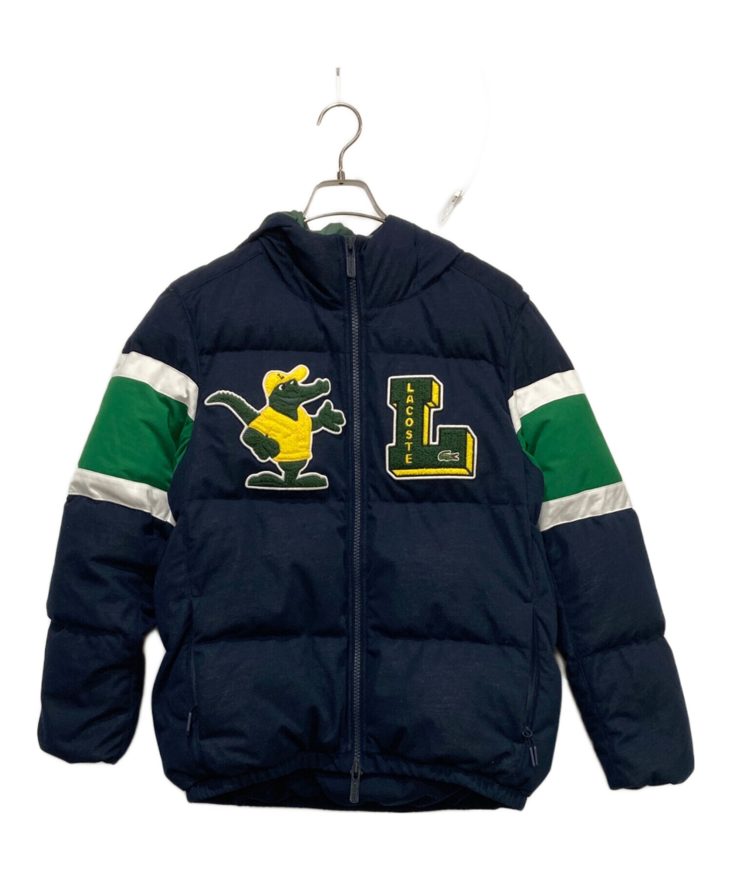 中古・古着通販】LACOSTE (ラコステ) 鹿の子地ダウンジャケット