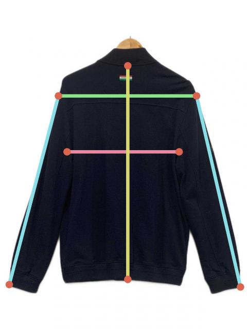 中古・古着通販】PAPAS PLUS (パパスプラス) ブルゾン ネイビー サイズ