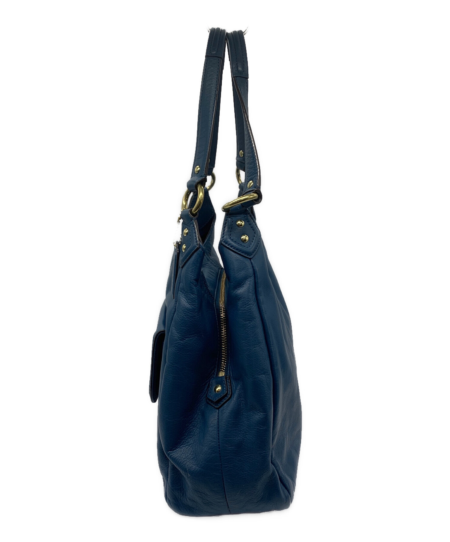 中古・古着通販】COACH (コーチ) COACH ショルダーバッグ ブルー 