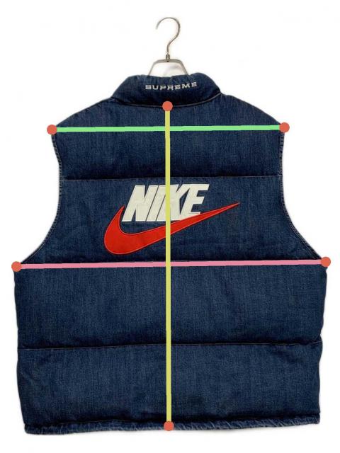 中古・古着通販】NIKE (ナイキ) SUPREME (シュプリーム) Denim Puffer