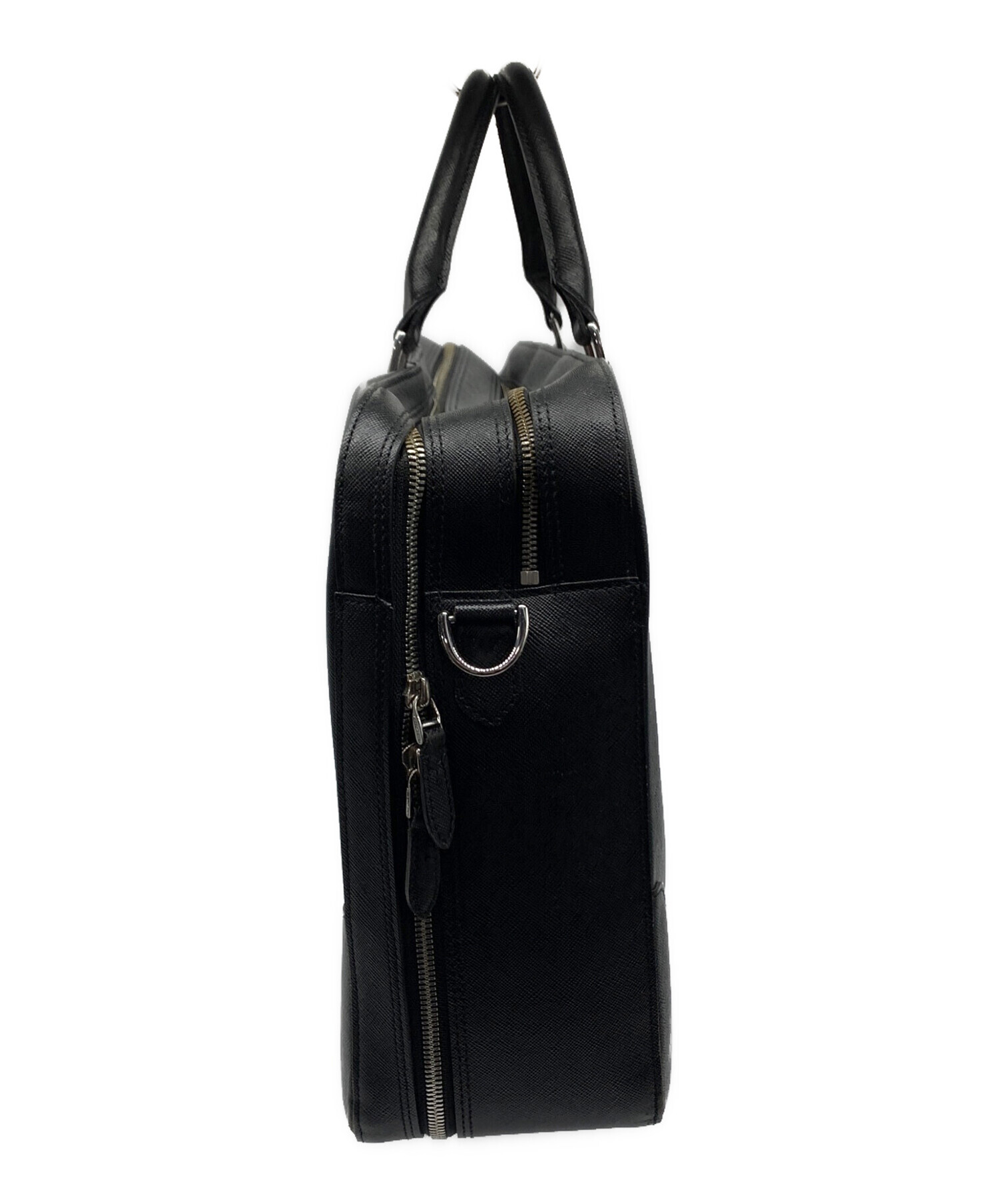 【未使用級✨】PELLE MORBIDA ペッレモルビダ ハンドバッグ ブラック 中古・古着通販】PELLE MORBIDA (ペッレモルビダ) ハンドバッグ