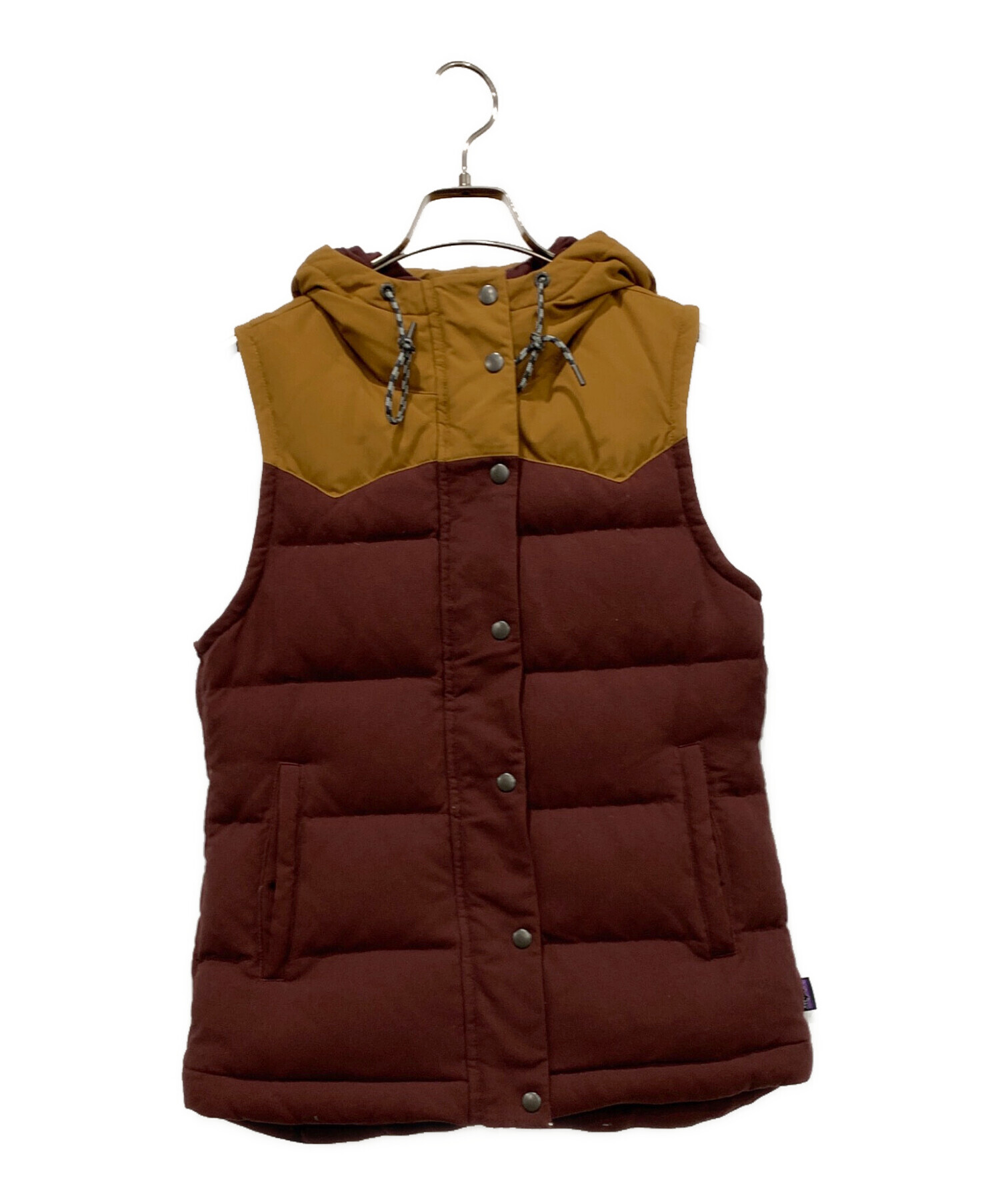 中古・古着通販】Patagonia (パタゴニア) ダウンベスト ブラウン