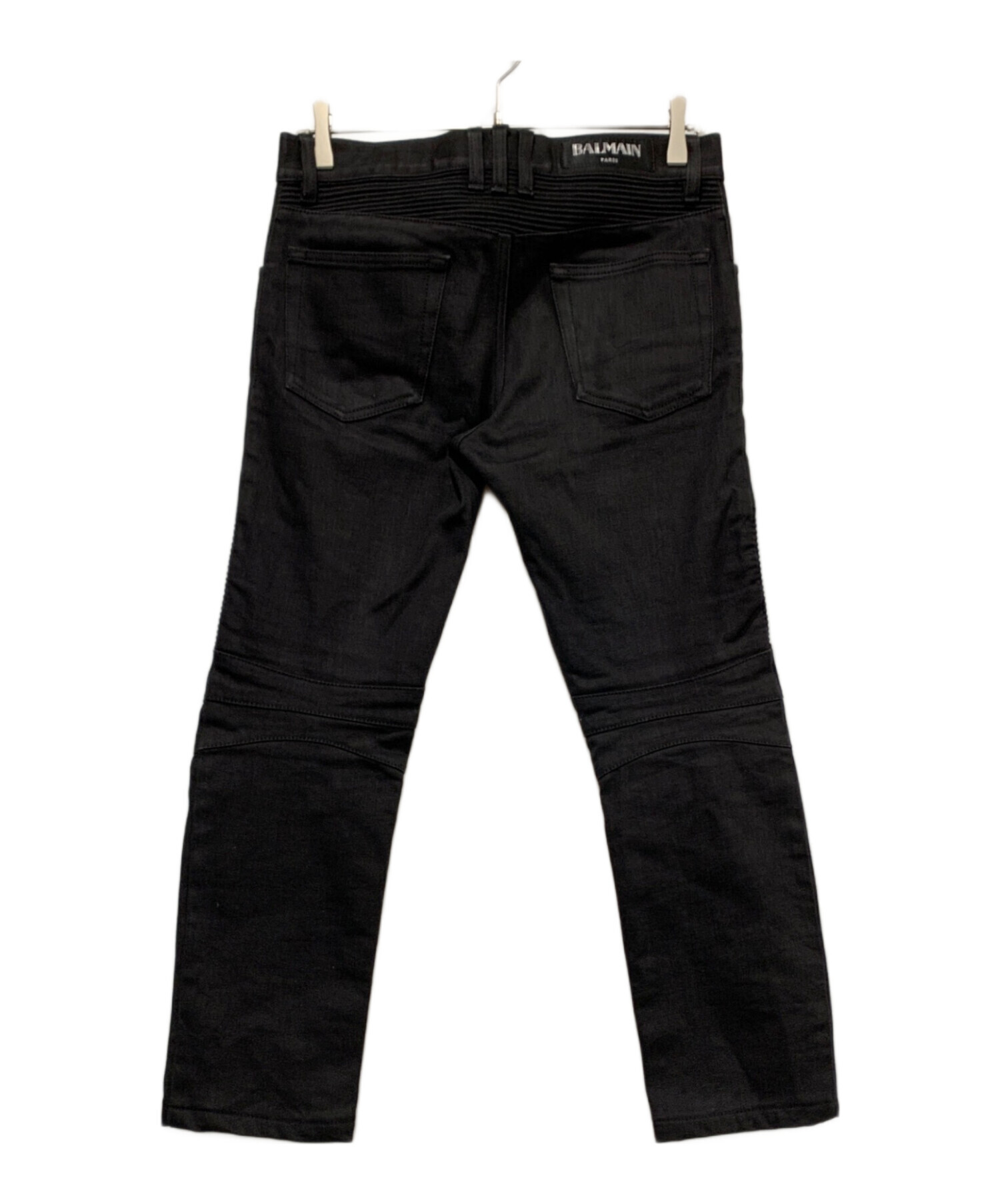 中古・古着通販】BALMAIN (バルマン) バイカーリジットデニムパンツ