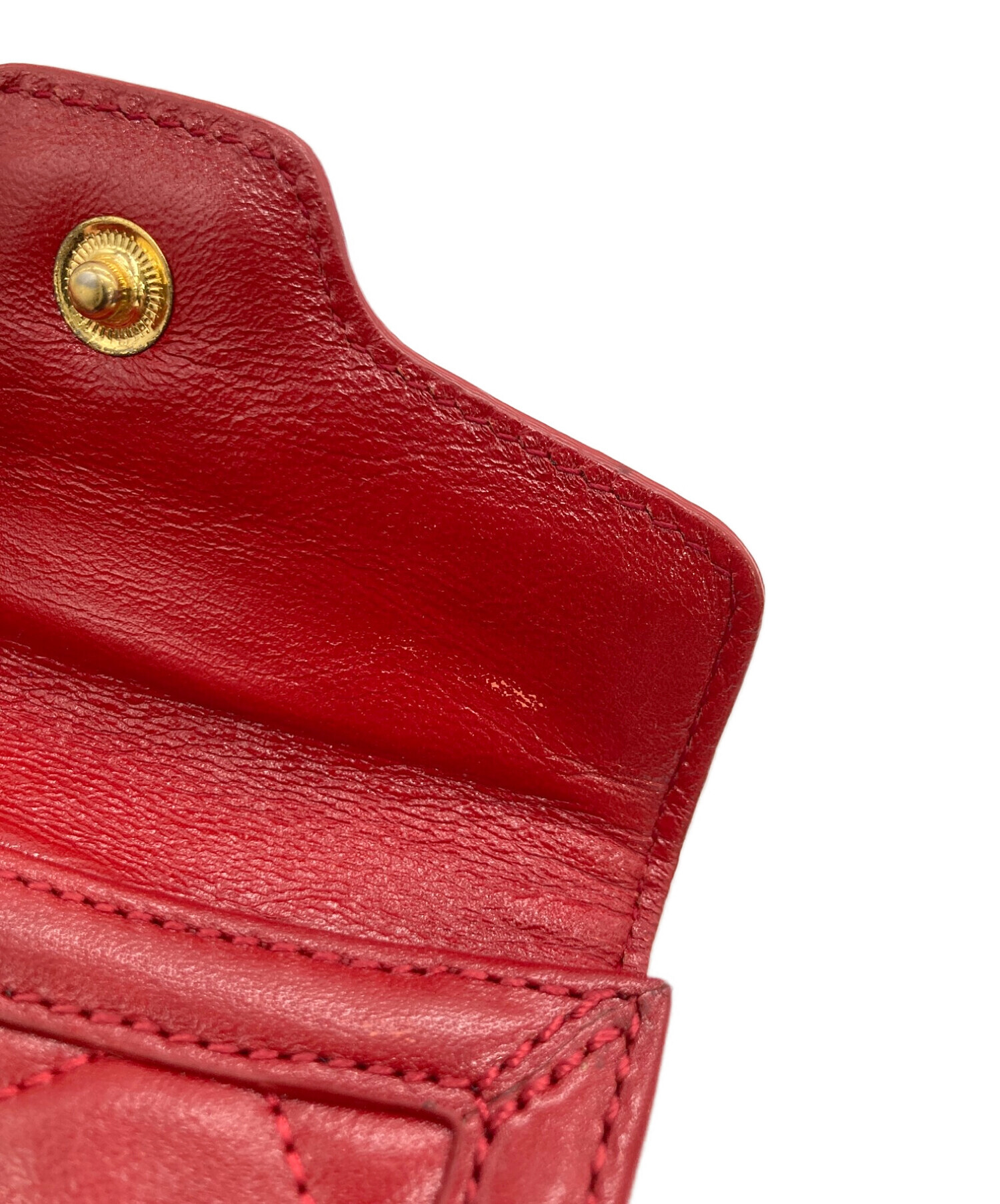 古着ブランド販売 BURBERRY キルティング レザー ウォレット 中古・古着通販】BURBERRY (バーバリー) BURBERRY(バーバリー