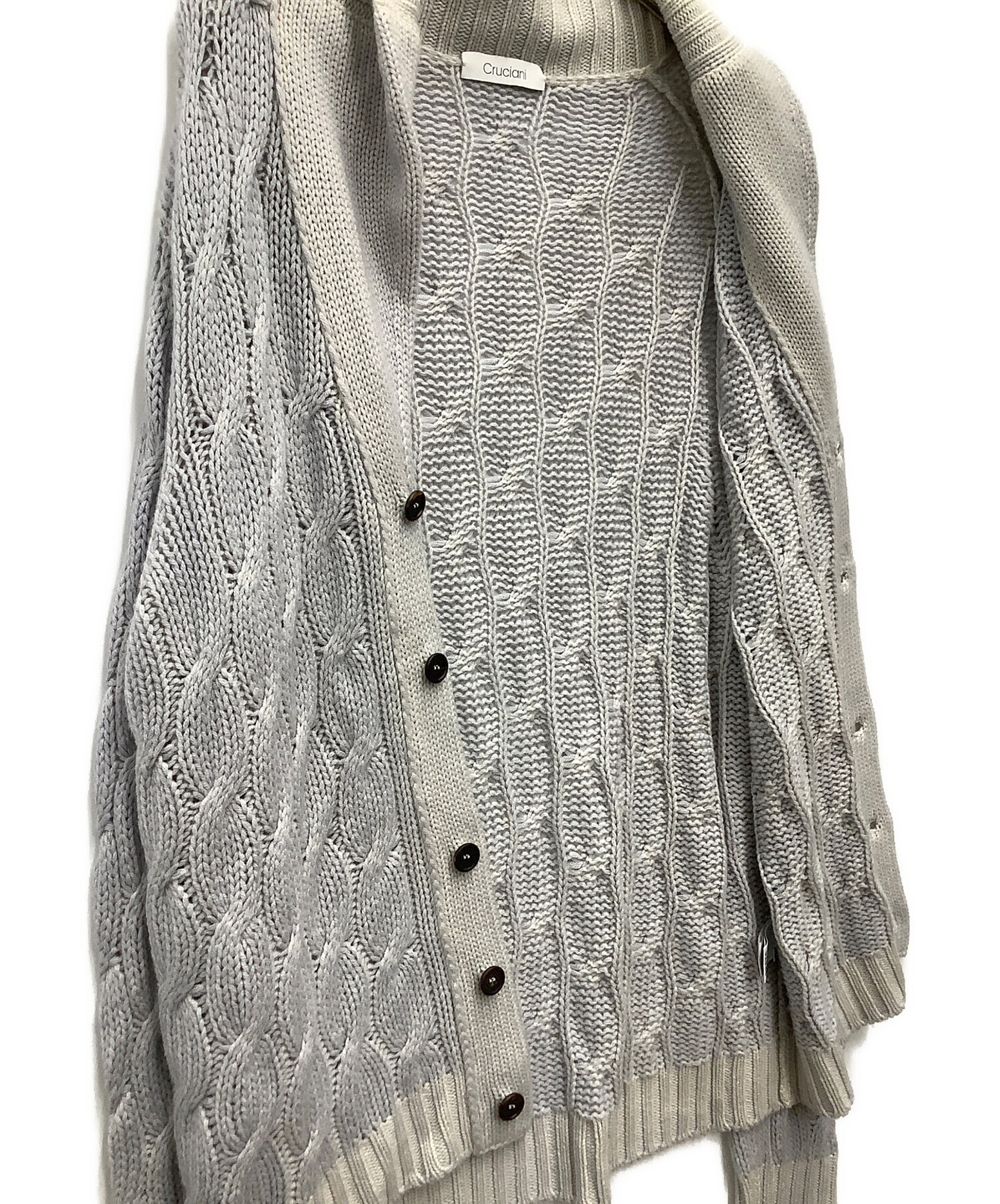 中古・古着通販】Cruciani (クルチアーニ) カシミヤケーブルニット