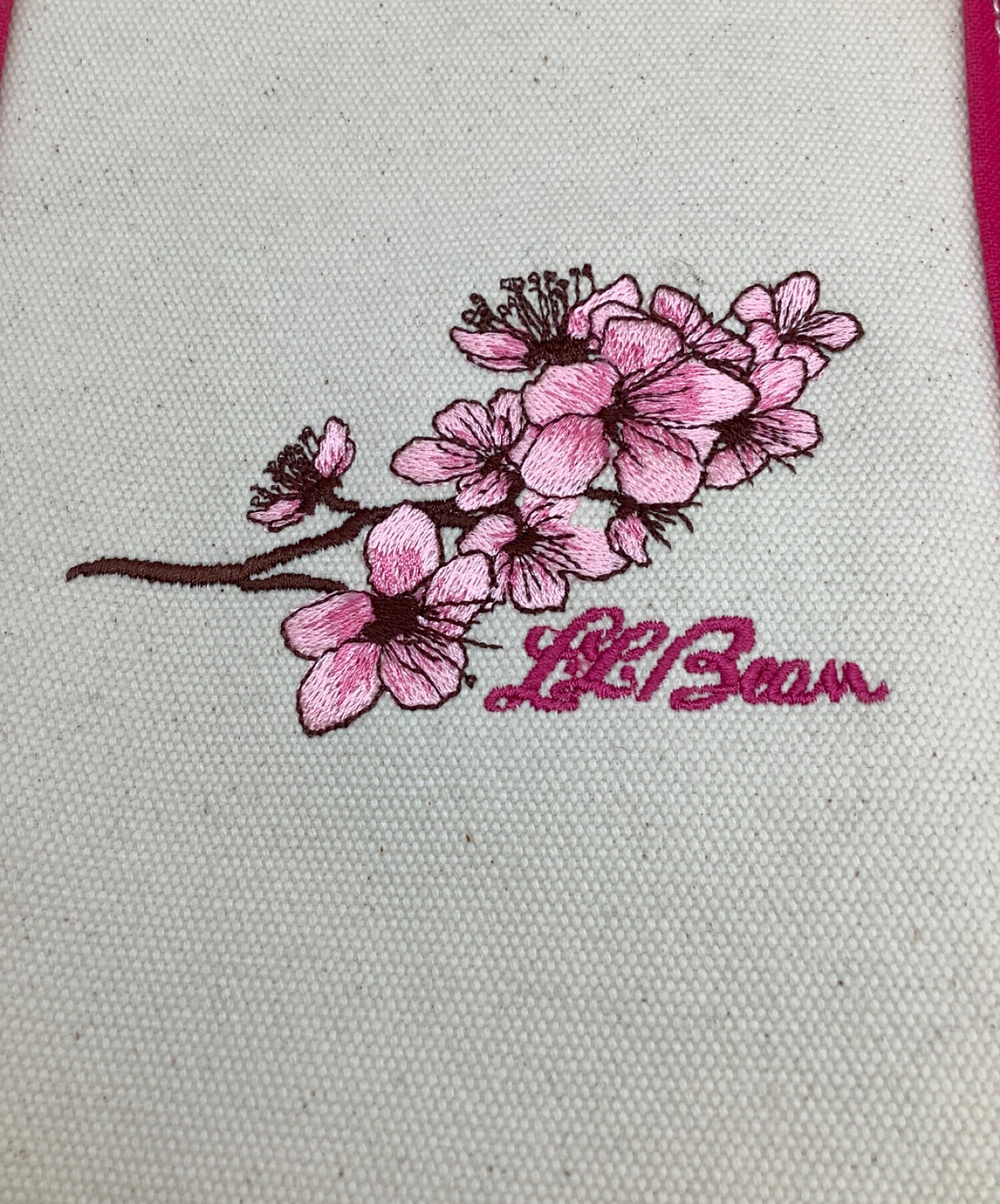 LL.Bean 花柄キャンバストートバッグ 中古・古着通販】L.L.Bean (エルエルビーン) キャンバストートバッグ