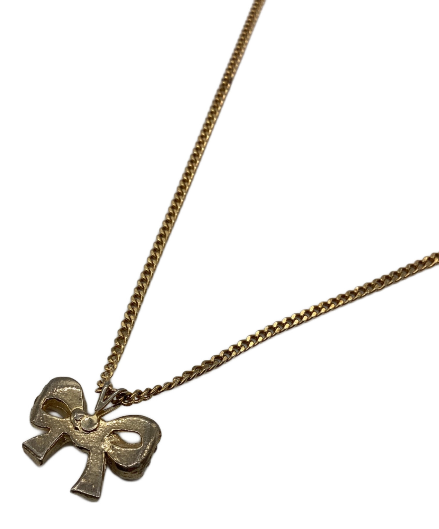 ［未使用］Dior リボンモチーフ ネックレス Christian Dior(クリスチャンディオール) / リボンモチーフ