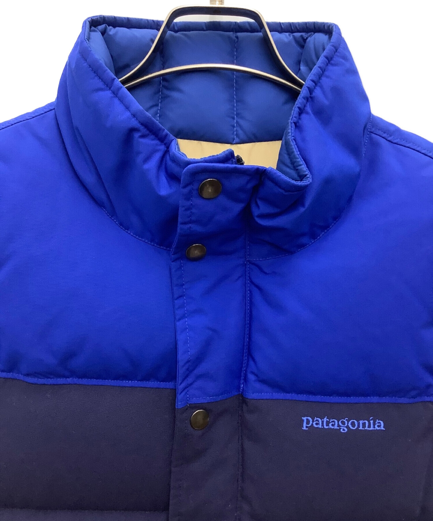 中古・古着通販】Patagonia (パタゴニア) BIVY DOWN VEST ブルー
