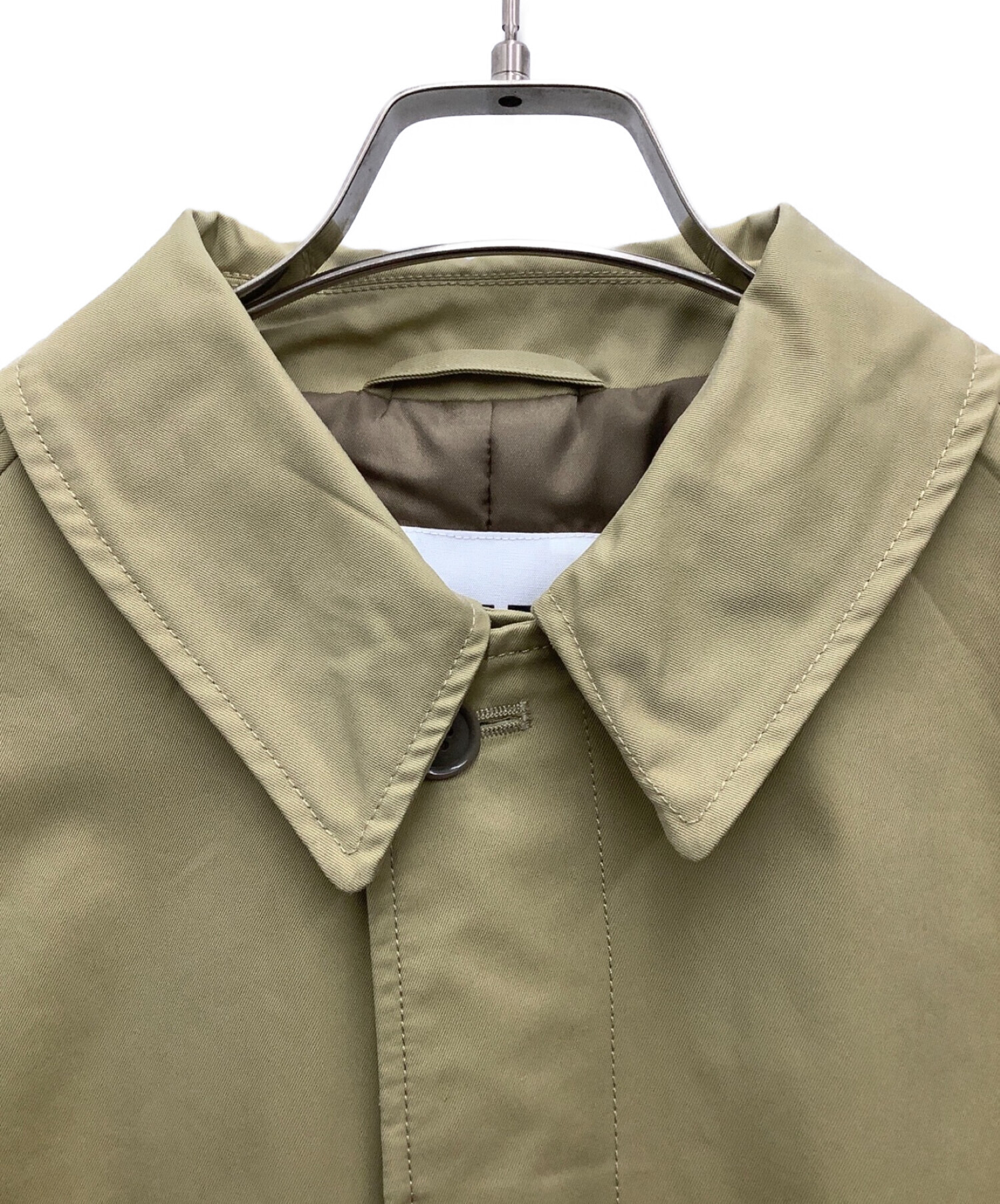 中古・古着通販】CITEN (シテン) バルカラーハーフコート ベージュ