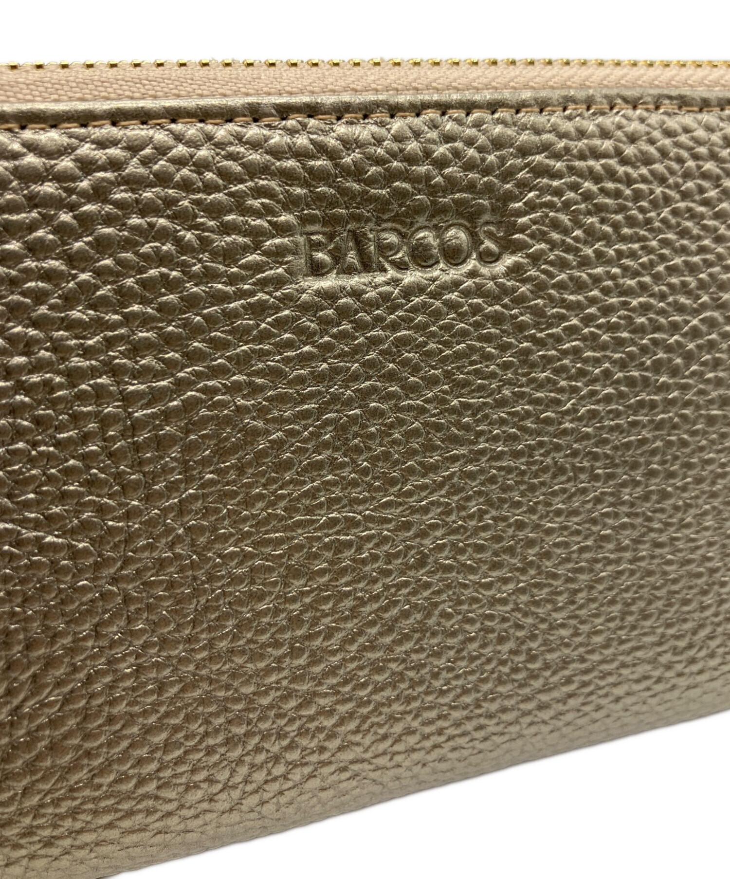 中古・古着通販】BARCOS (バルコス) 長財布 ゴールド 未使用品 