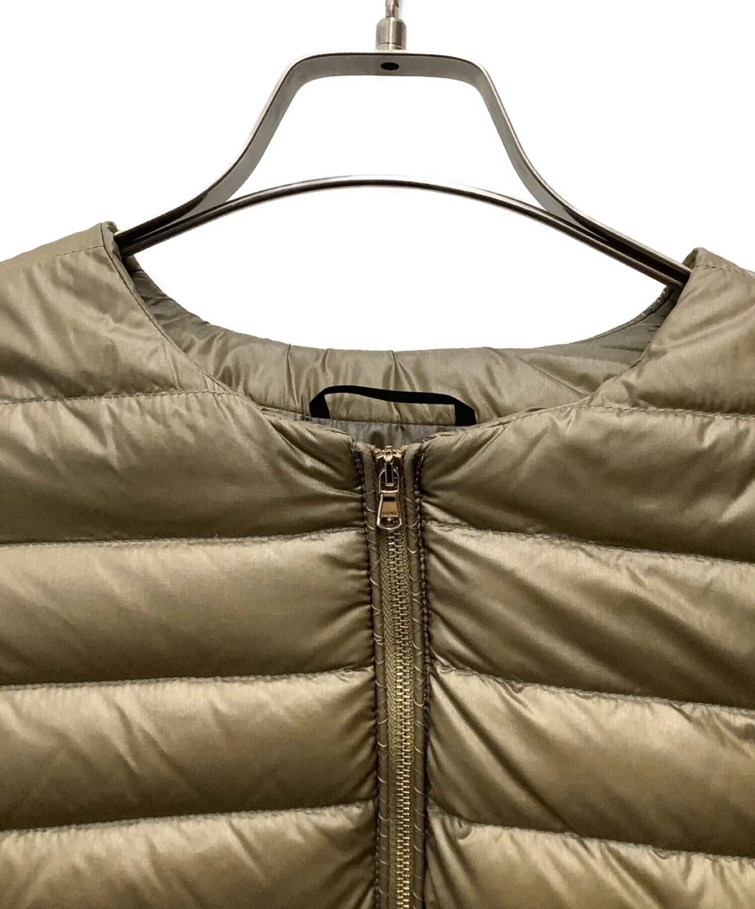 タトラスTATRAS ダウンコート　シャンパンゴールド　サイズ4 18AW】タトラス ロングダウンコート バビラ Mサイズ ゴールドベージュ