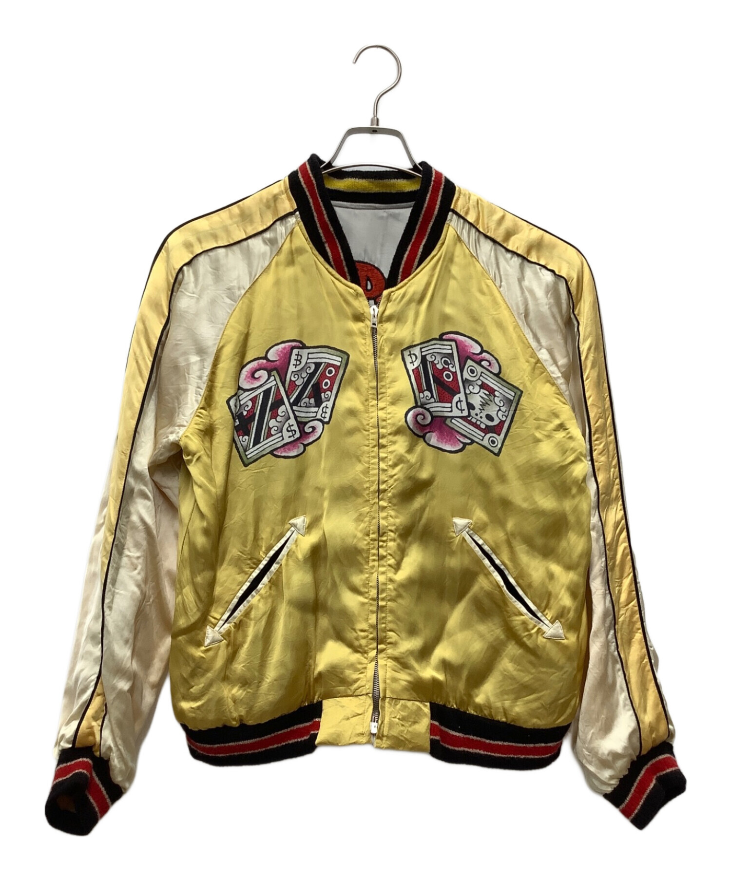 東洋エンタープライズ スーベニアジャケット スカジャン 刺繍 TALON 古着 テーラー東洋スペシャルスカジャン「Sado shima・サドシマ」NO-344