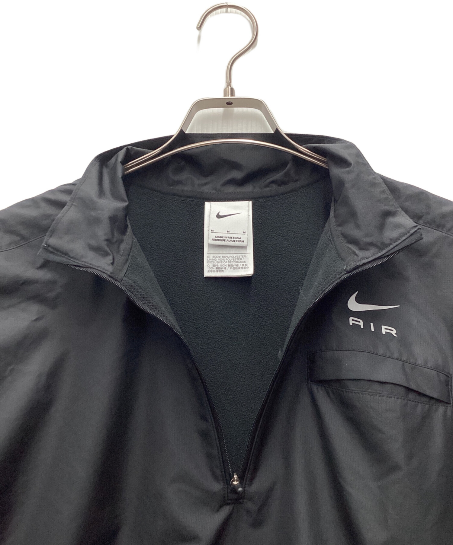 中古・古着通販】NIKE (ナイキ) ハーフジップジャケット ブラック 