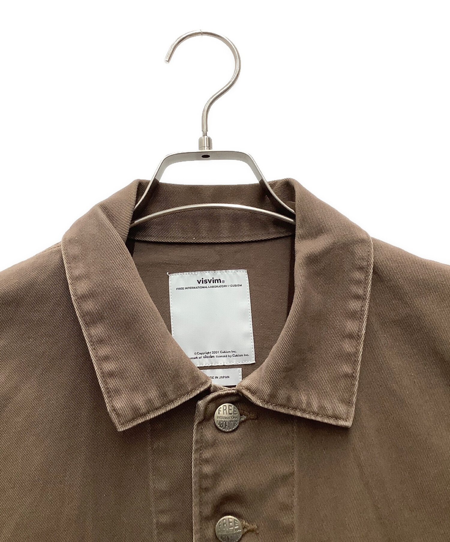 中古・古着通販】VISVIM (ビズビム) 17SS BUCKY COVERALL ブラウン