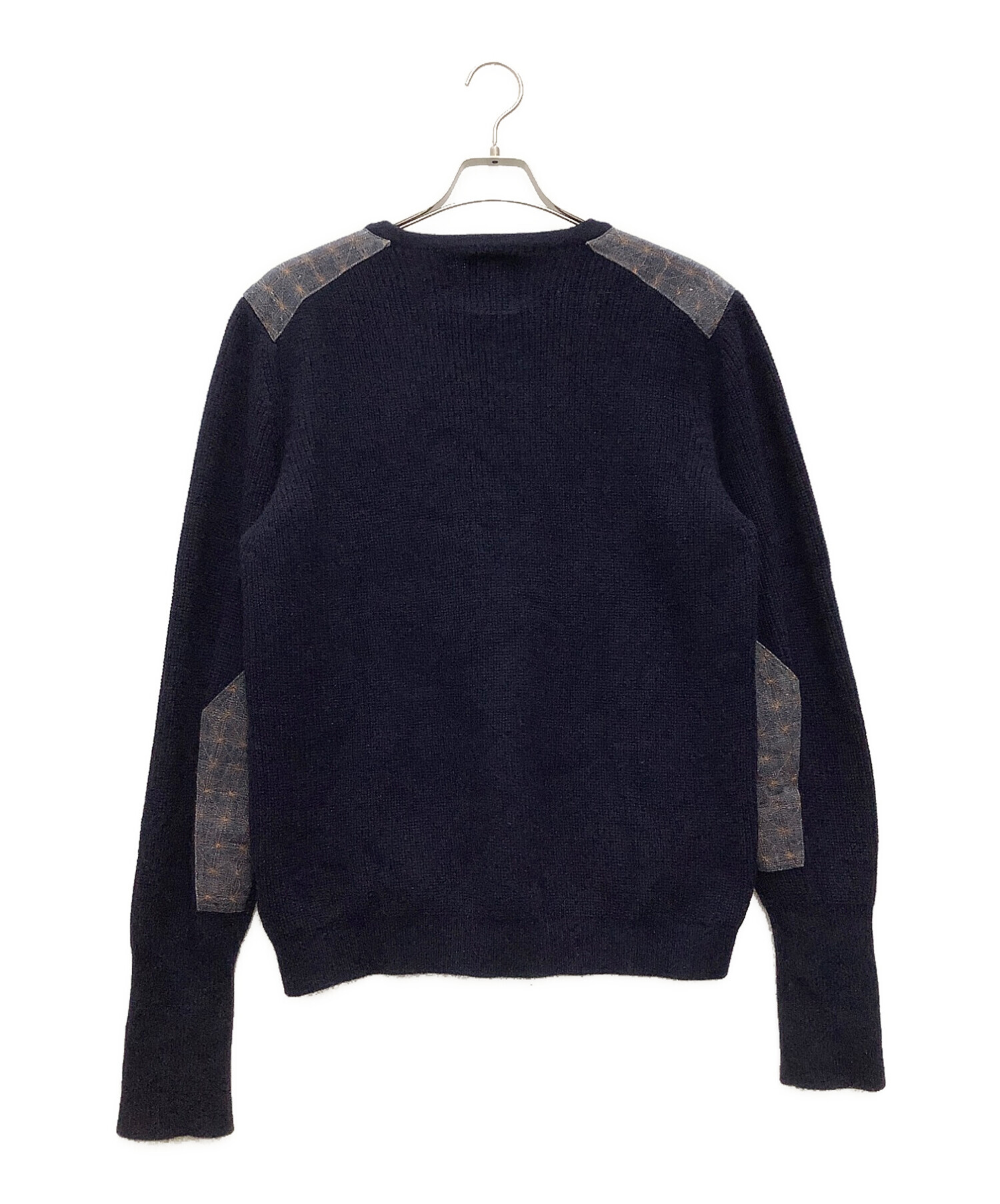 visvim / 16AW/UK COMMAND CREW KNIT/エルボーパッチニット/2/0116405012001/毛玉 ビズビム VISVIM 16AW UK COMMANDO CREW KNIT ニット セーター プル