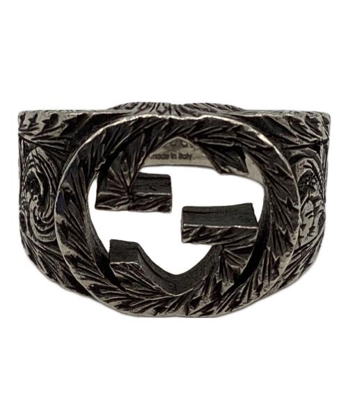 中古・古着通販】GUCCI (グッチ) インターロッキングGリング シルバー