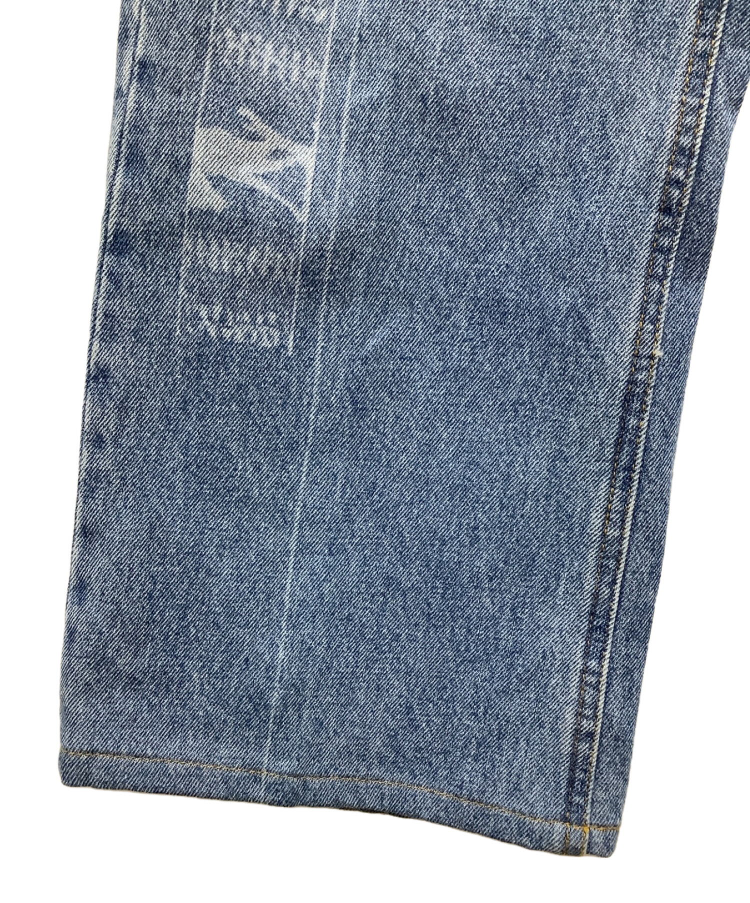 中古・古着通販】TOGA PULLA (トーガ プルラ) DENIM TAPE PRINT PANTS