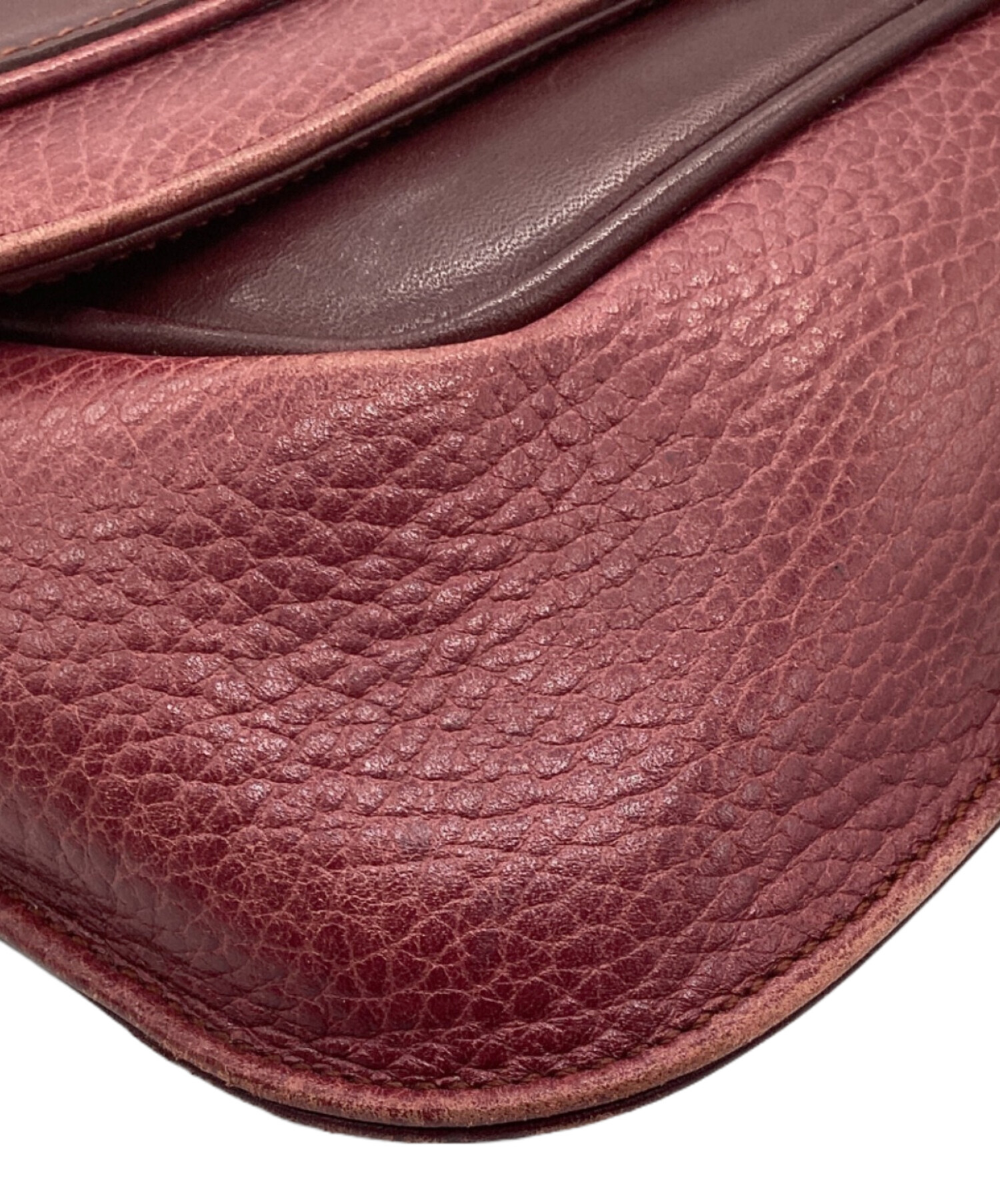 中古・古着通販】Cartier (カルティエ) クラッチバッグ ワインレッド