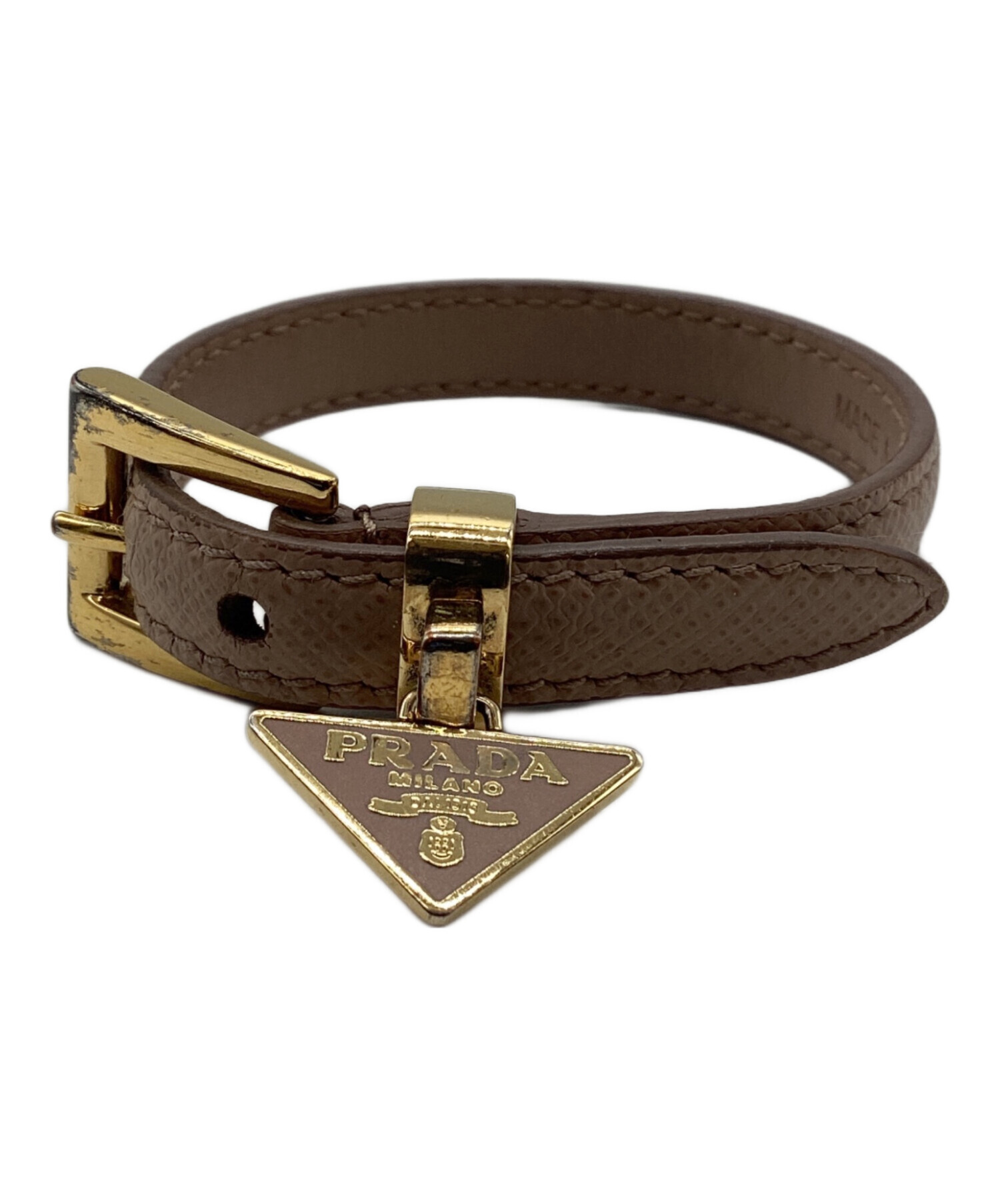 中古・古着通販】PRADA (プラダ) ブレスレット ベージュ｜ブランド