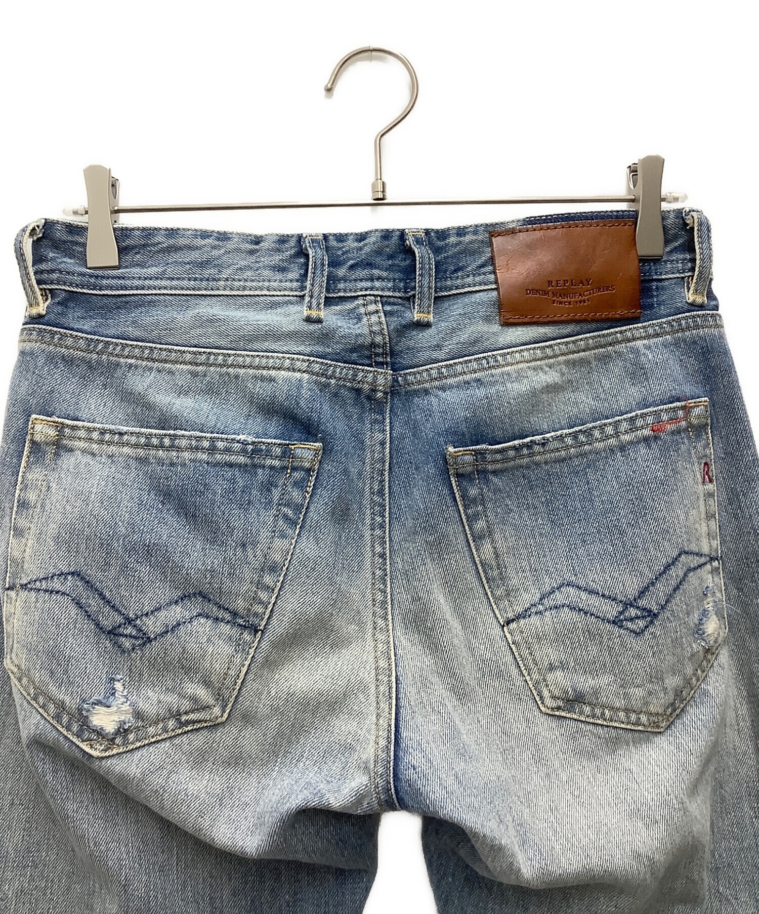 中古・古着通販】REPLAY (リプレイ) デニムパンツ GROVER インディゴ