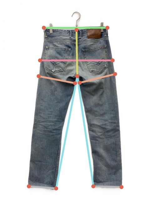 中古・古着通販】REPLAY (リプレイ) デニムパンツ GROVER インディゴ