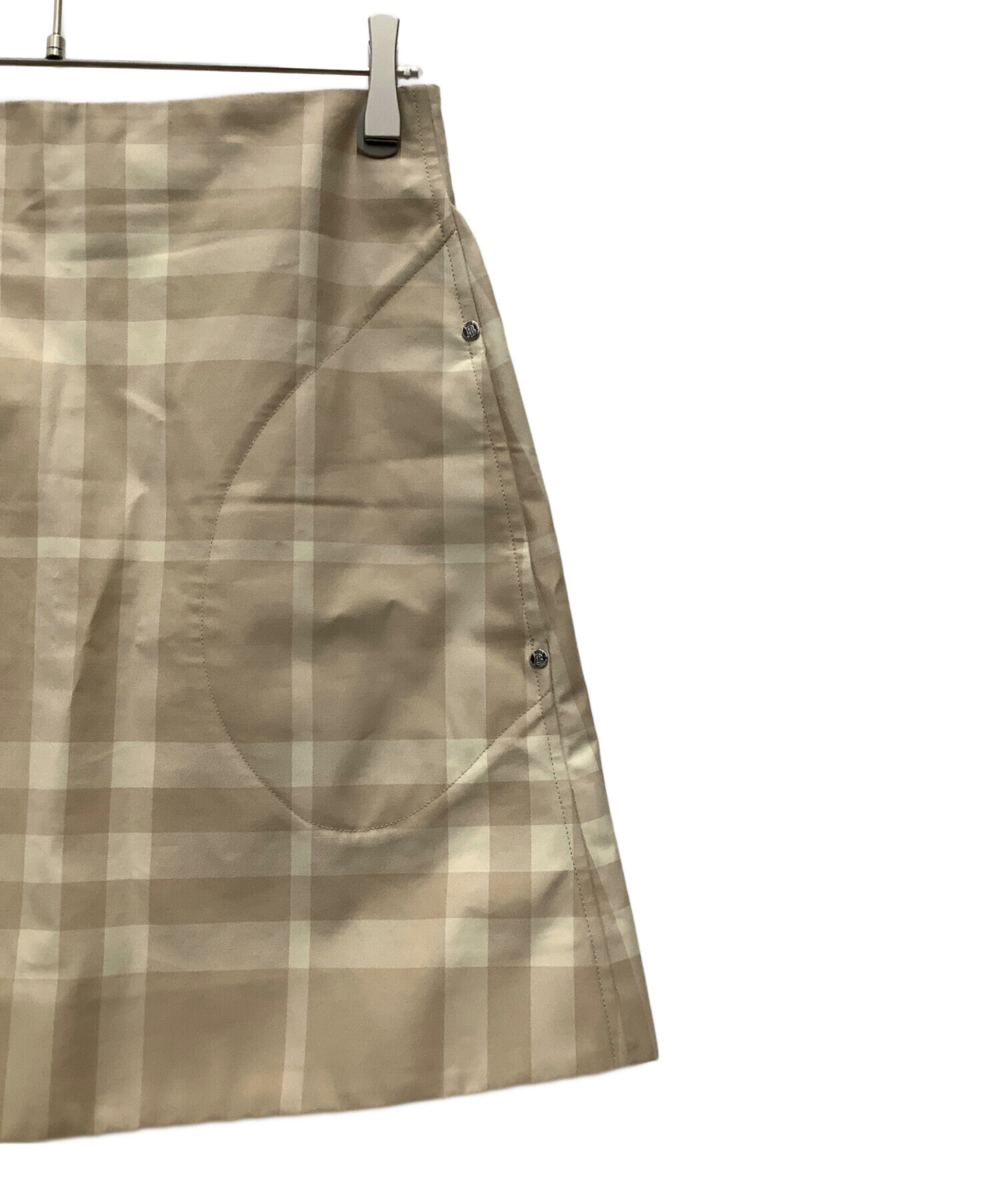 中古・古着通販】BURBERRY (バーバリー) チェックAラインスカート