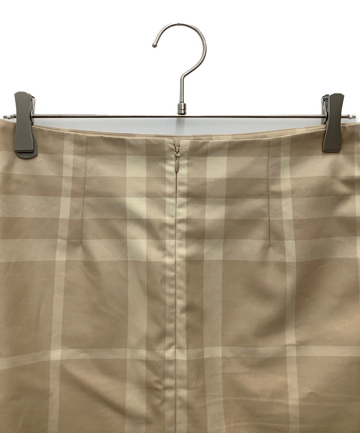 中古・古着通販】BURBERRY (バーバリー) チェックAラインスカート 