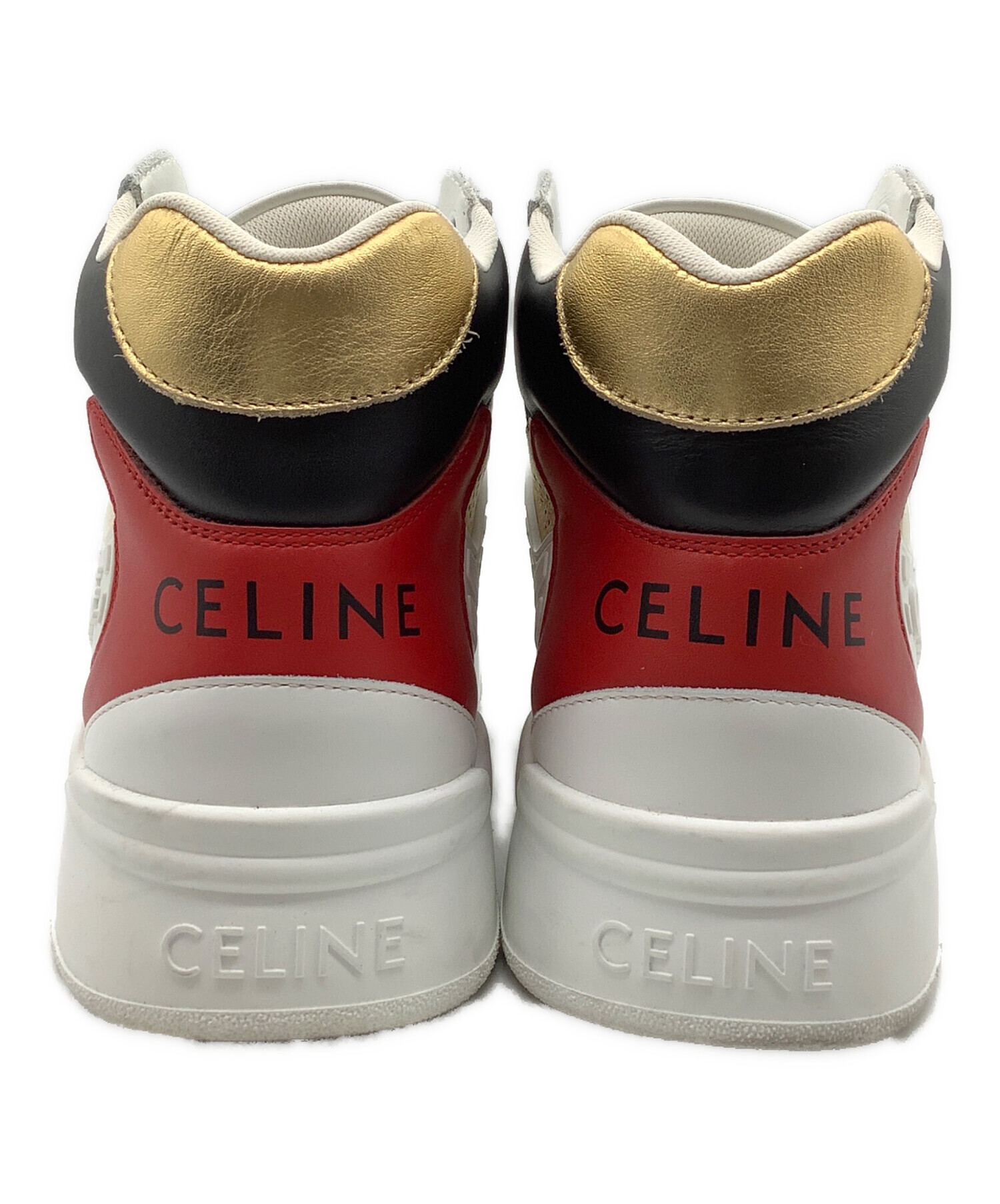 中古・古着通販】CELINE (セリーヌ) ハイトップスニーカー ホワイト