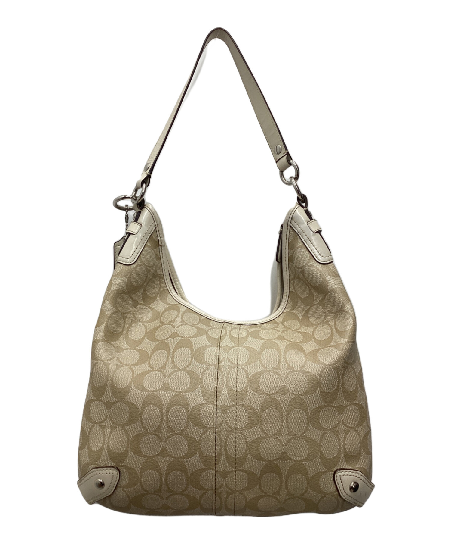 中古・古着通販】COACH (コーチ) シグネチャー 2WAYバッグ ピンク 