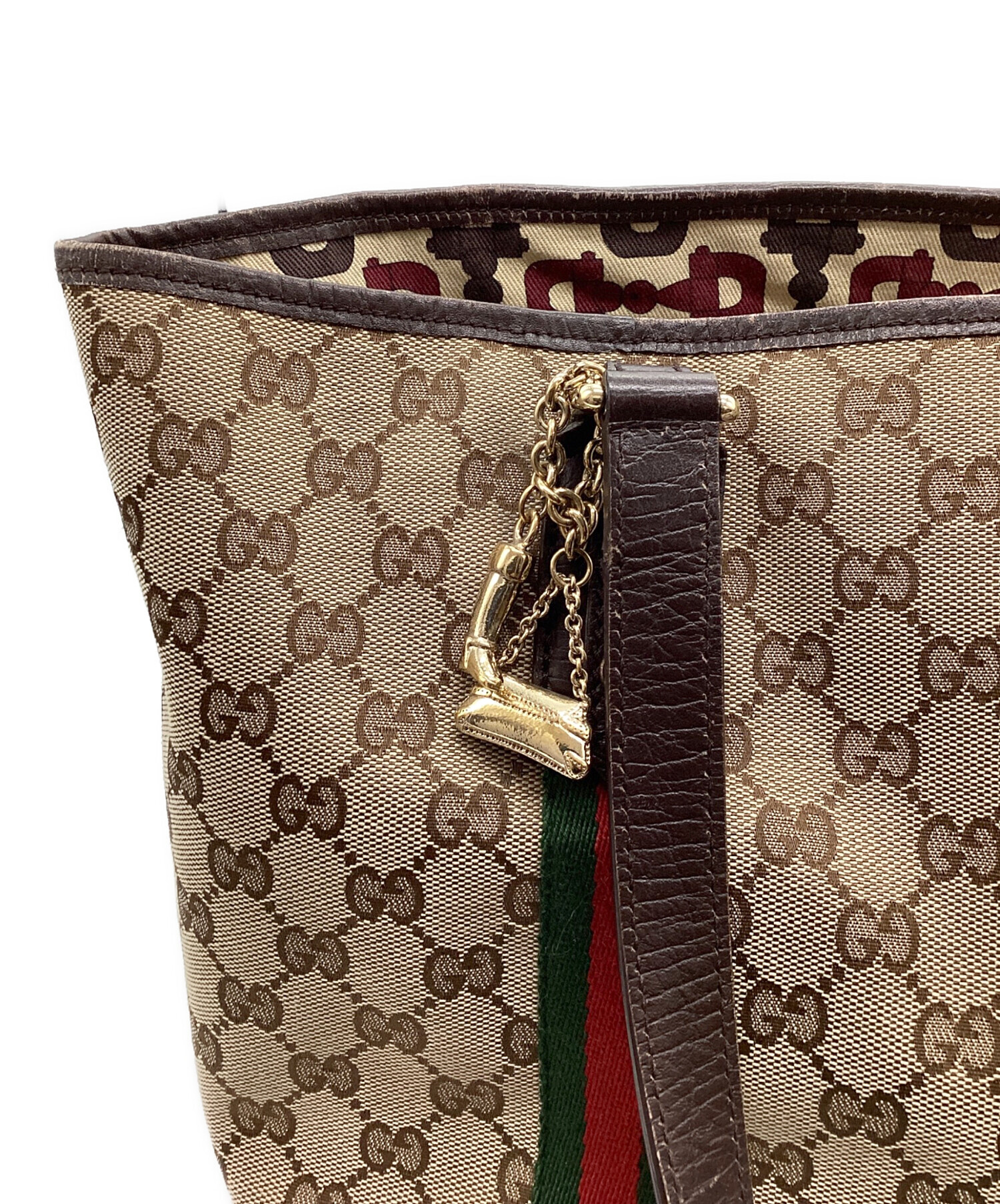 中古・古着通販】GUCCI (グッチ) シェリーライン GGキャンバス