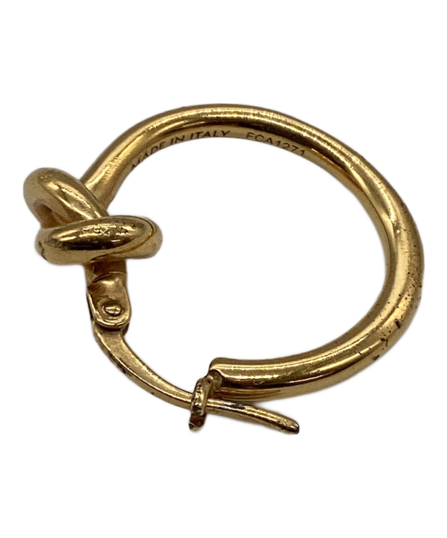 中古・古着通販】CELINE (セリーヌ) ノットスモールフープピアス 片方