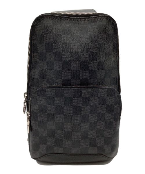 【未使用品】ルイヴィトン ダミエ・グラフィット アヴェニュー スリングバッグ 黒 LOUIS VUITTON（ルイ・ヴィトン） 【超美品】ルイヴィトン ダミエグラ
