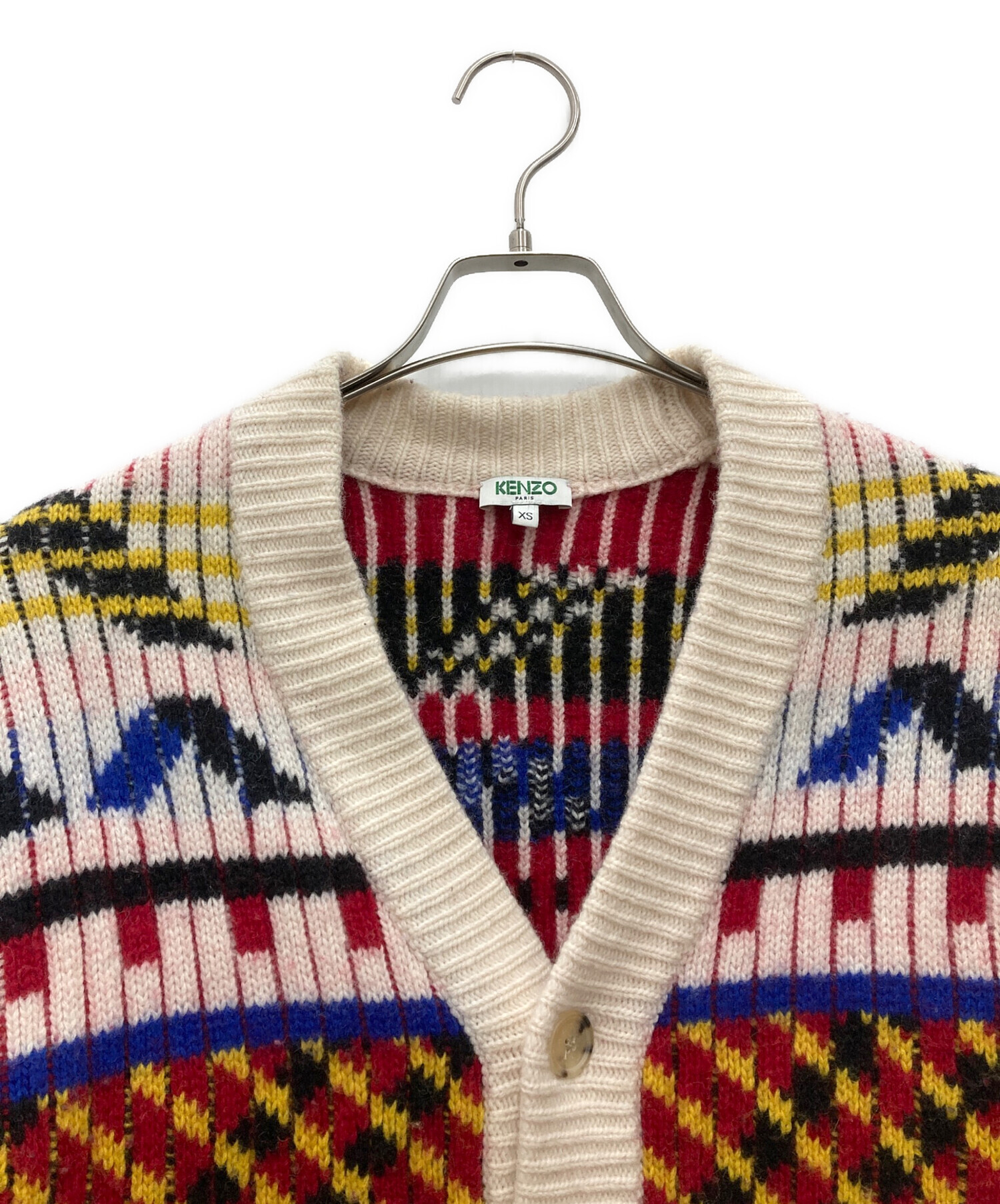 中古・古着通販】KENZO (ケンゾー) Peruvian Fair Isle Wool Cardigan