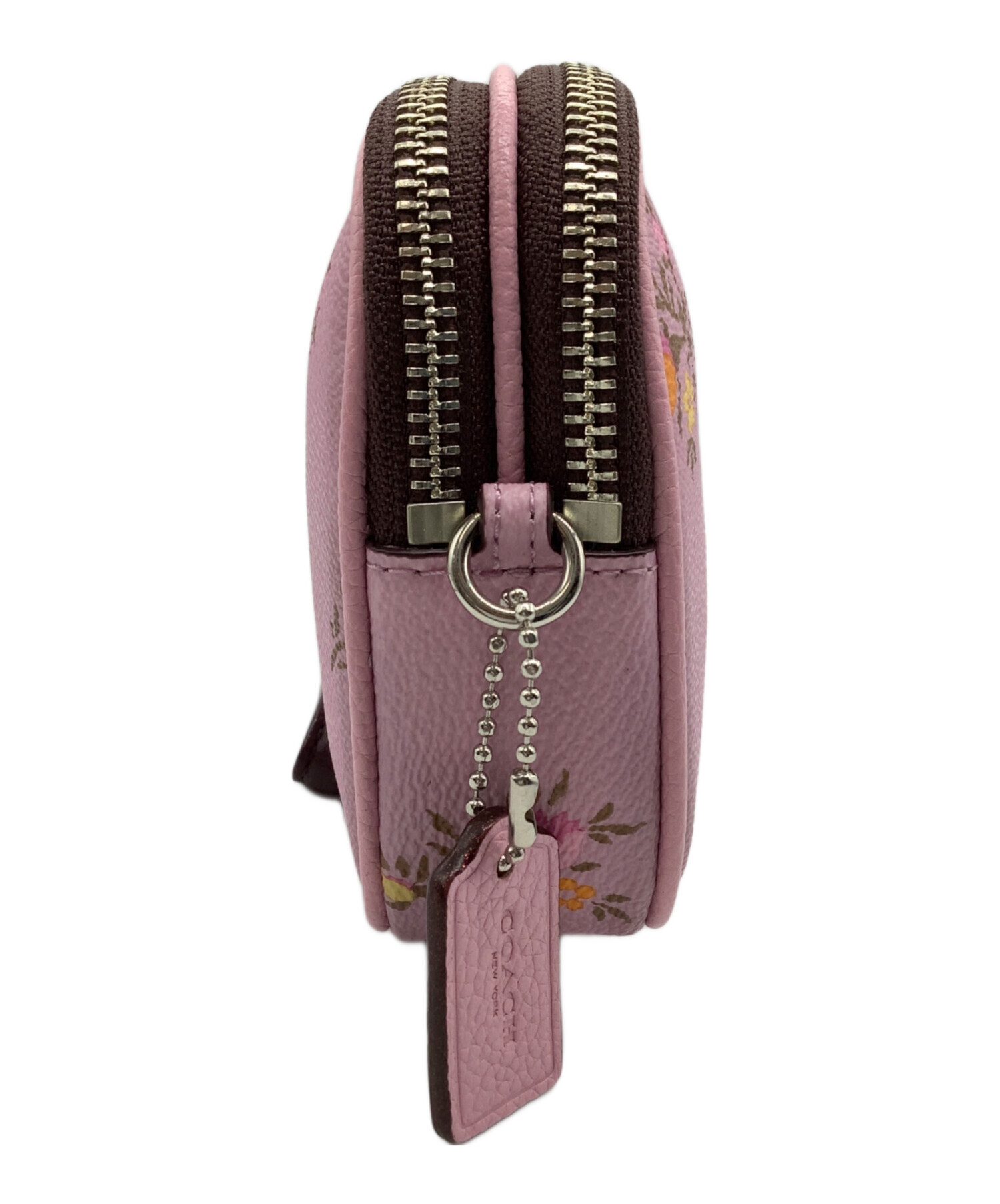 中古・古着通販】COACH (コーチ) ショルダーバッグ 花柄 ピンク