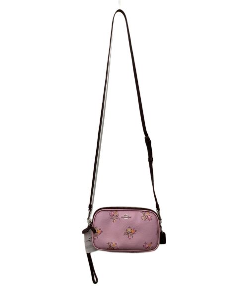 中古・古着通販】COACH (コーチ) ショルダーバッグ 花柄 ピンク