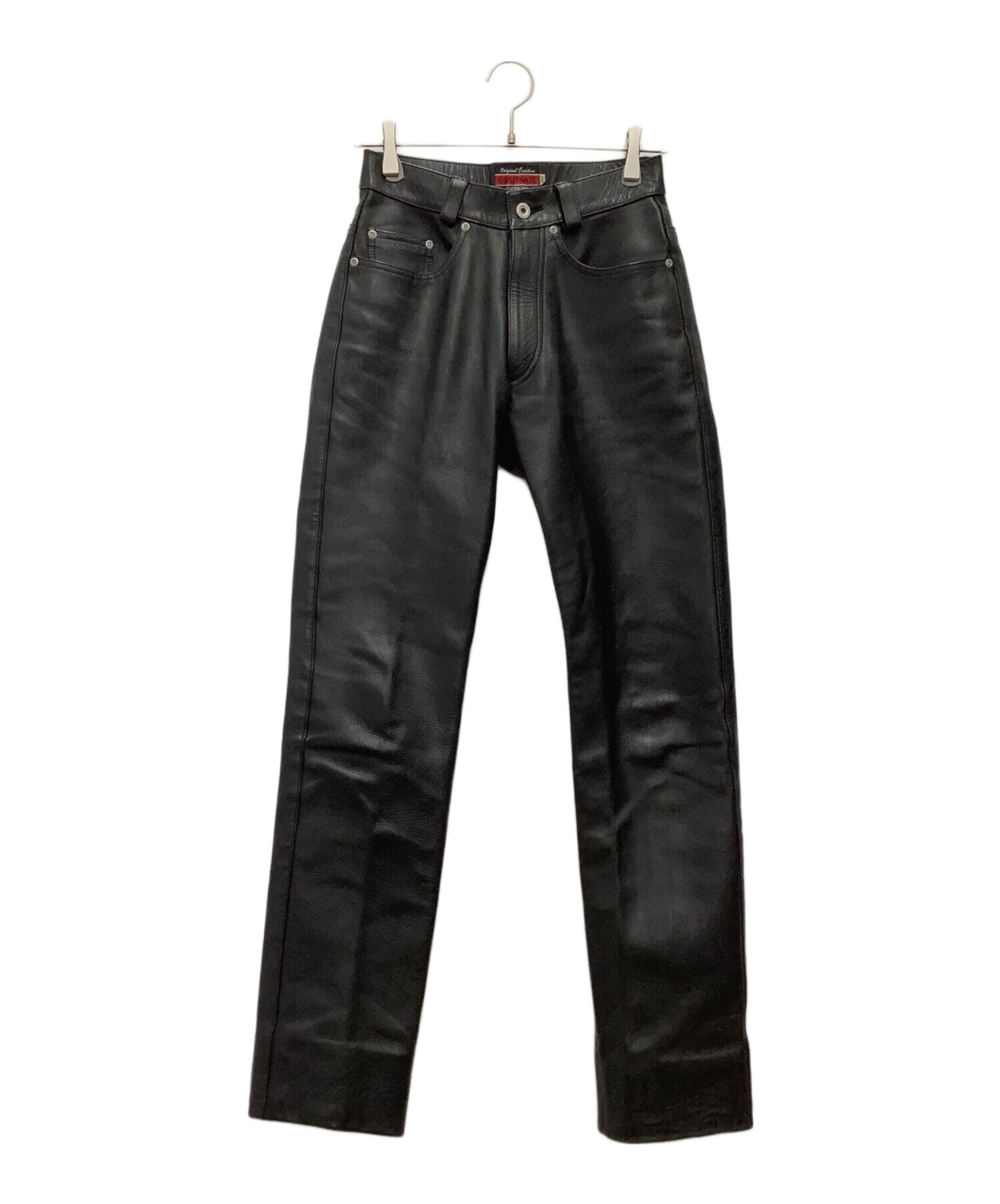 PHERROWS フェローズ レザーパンツ 30 中古・古着通販】PHERROW'S (フェローズ) レザーパンツ OBSTINATE