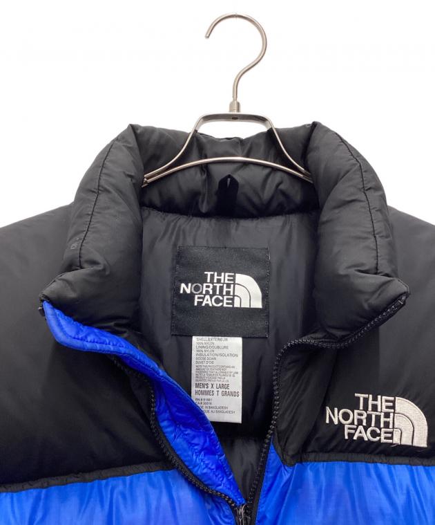ノースフェイス　ヌプシ ダウンジャケット　XL　800フィル黒青 ブルゾン　古着 中古・古着通販】THE NORTH FACE (ザ ノース フェイス) ヌプシダウン