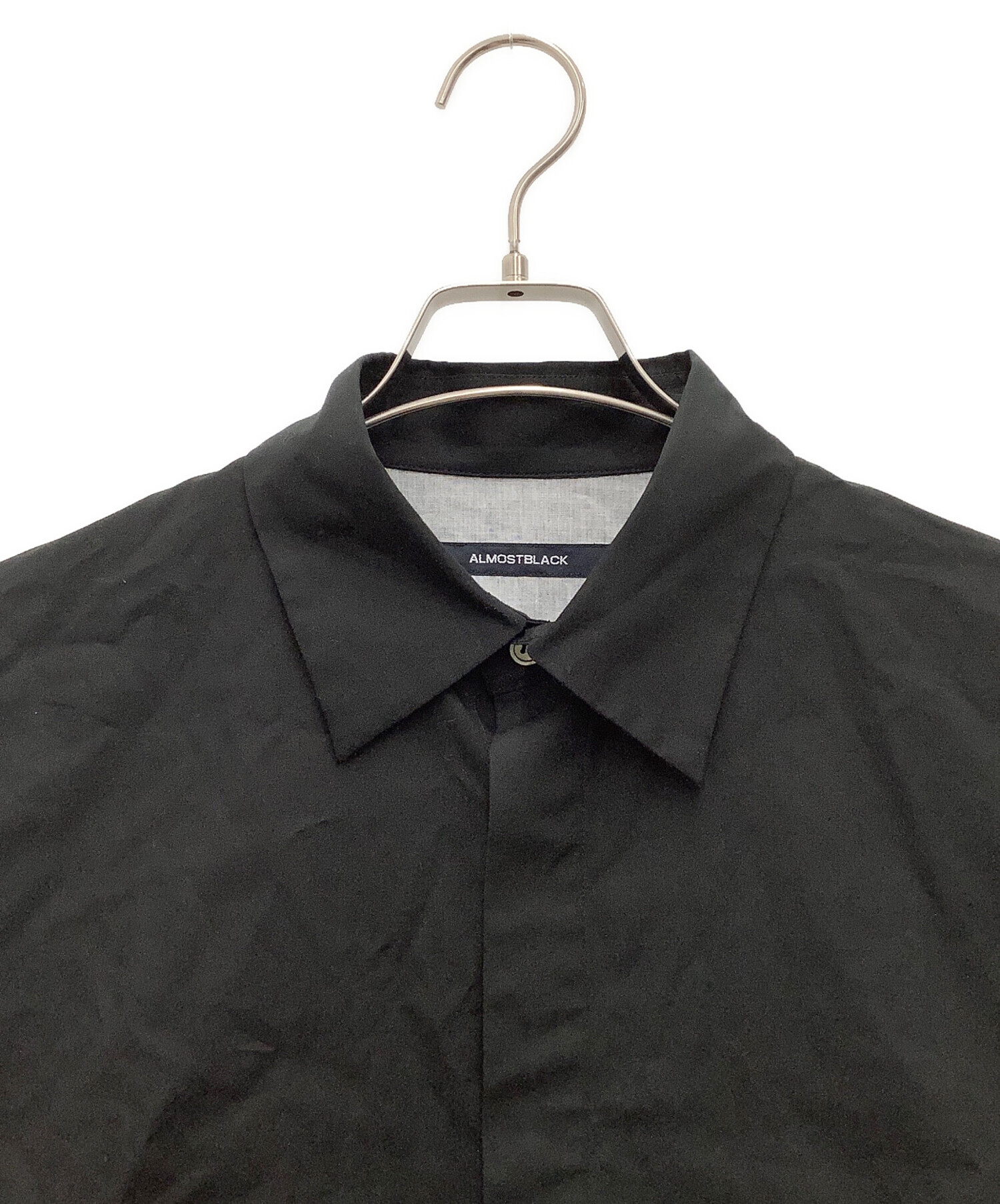中古・古着通販】ALMOSTBLACK (オールモストブラック) ロングシャツ