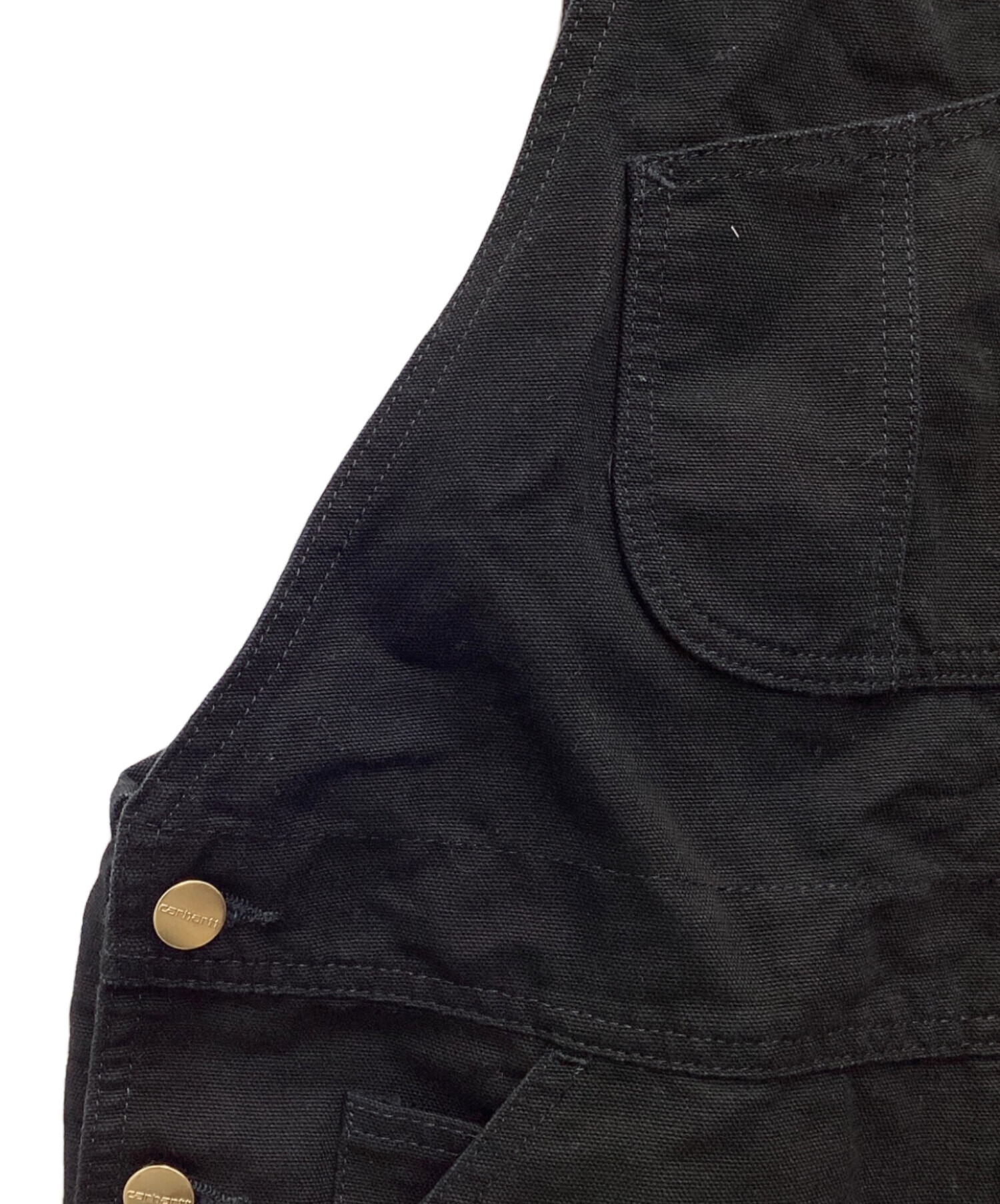 中古・古着通販】CarHartt (カーハート) ビブオーバーオール ブラック
