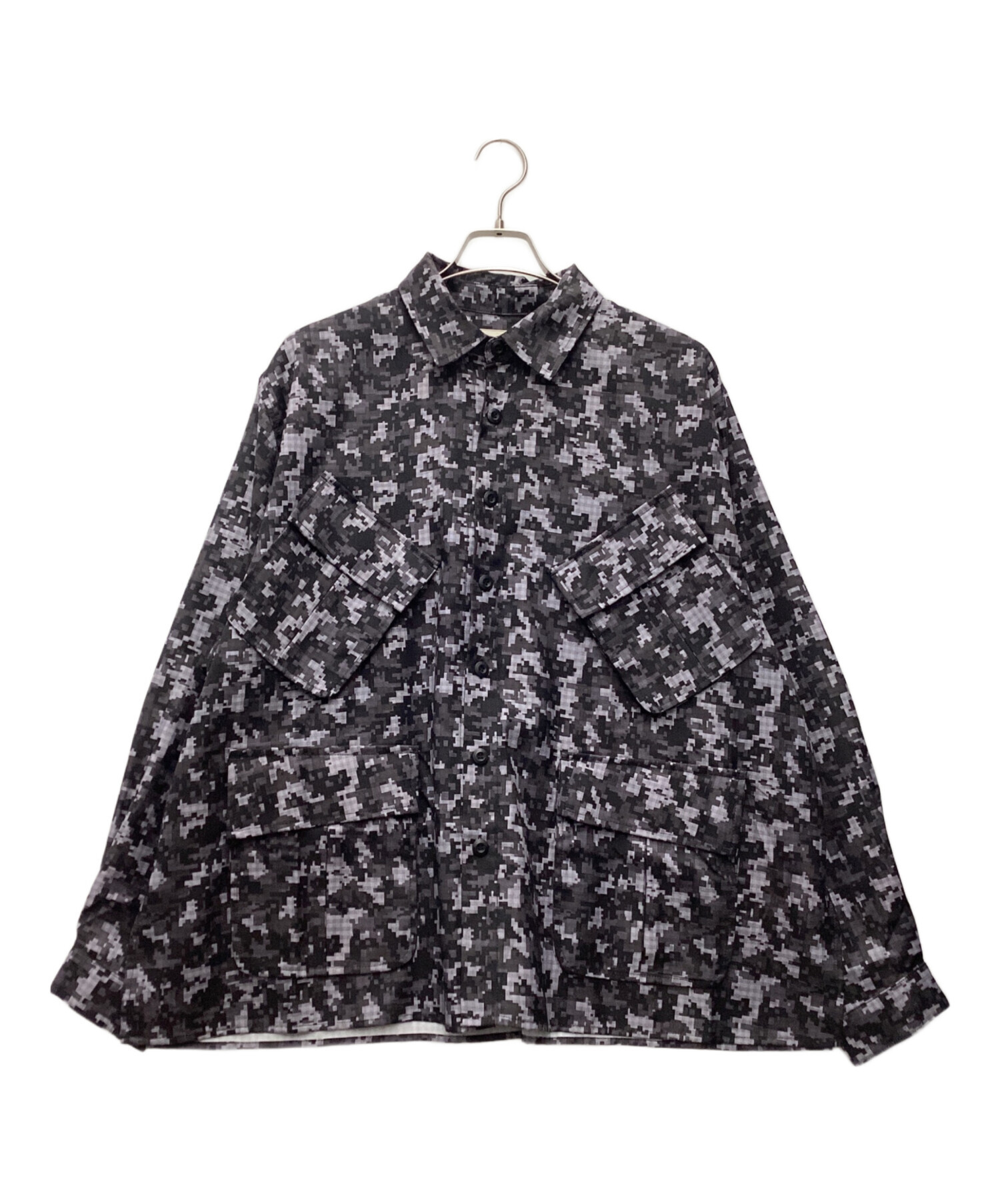 中古・古着通販】B.BALLSY (ボールジーブラザーズ) 総柄シャツ グレー