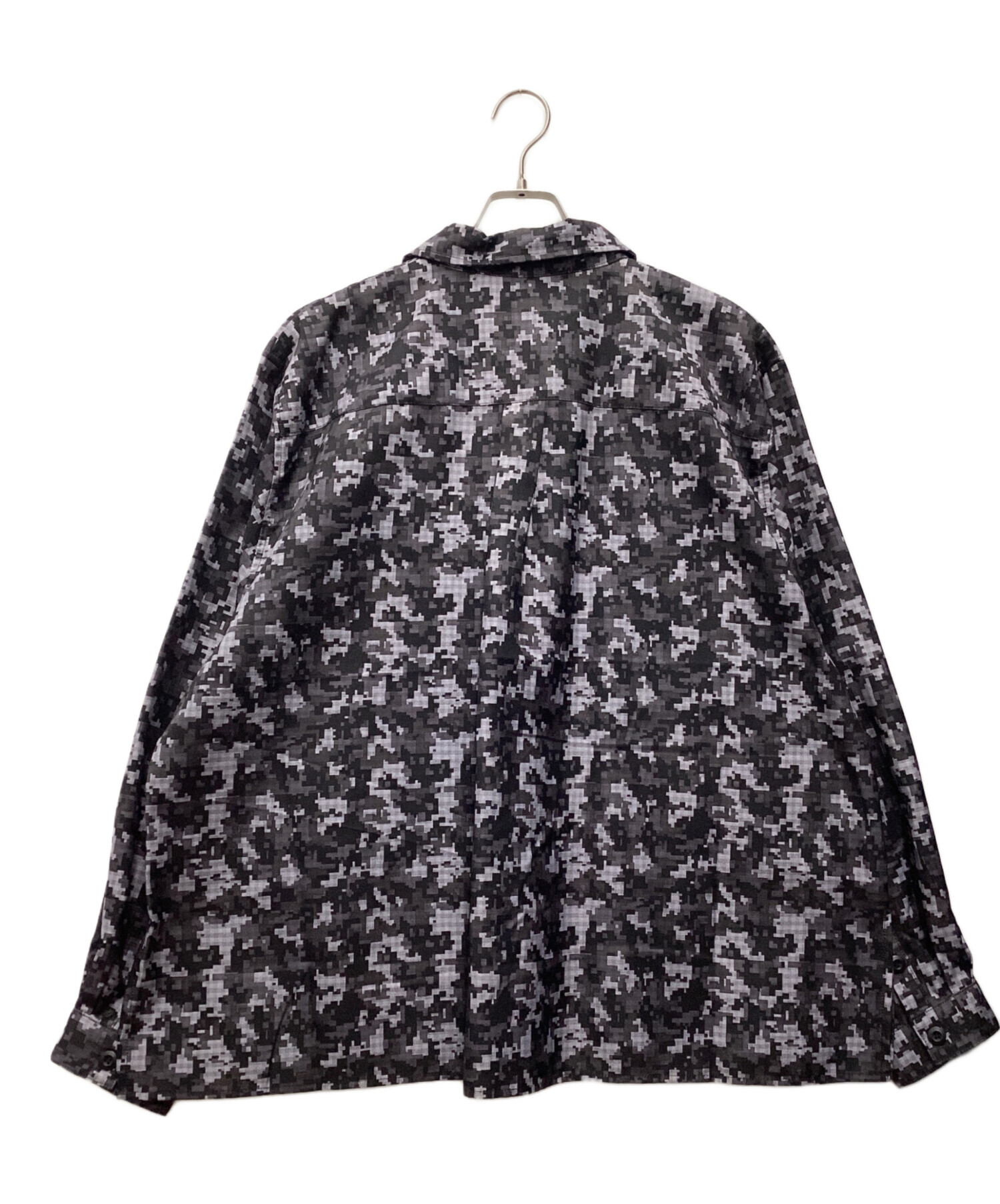 中古・古着通販】B.BALLSY (ボールジーブラザーズ) 総柄シャツ グレー 中古・古着通販】B.BALLSY (ボールジーブラザーズ) 総柄シャツ グレー