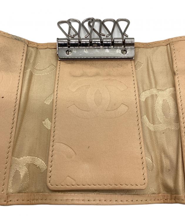 中古・古着通販】CHANEL (シャネル) 6連キーケース カンボン ベージュ