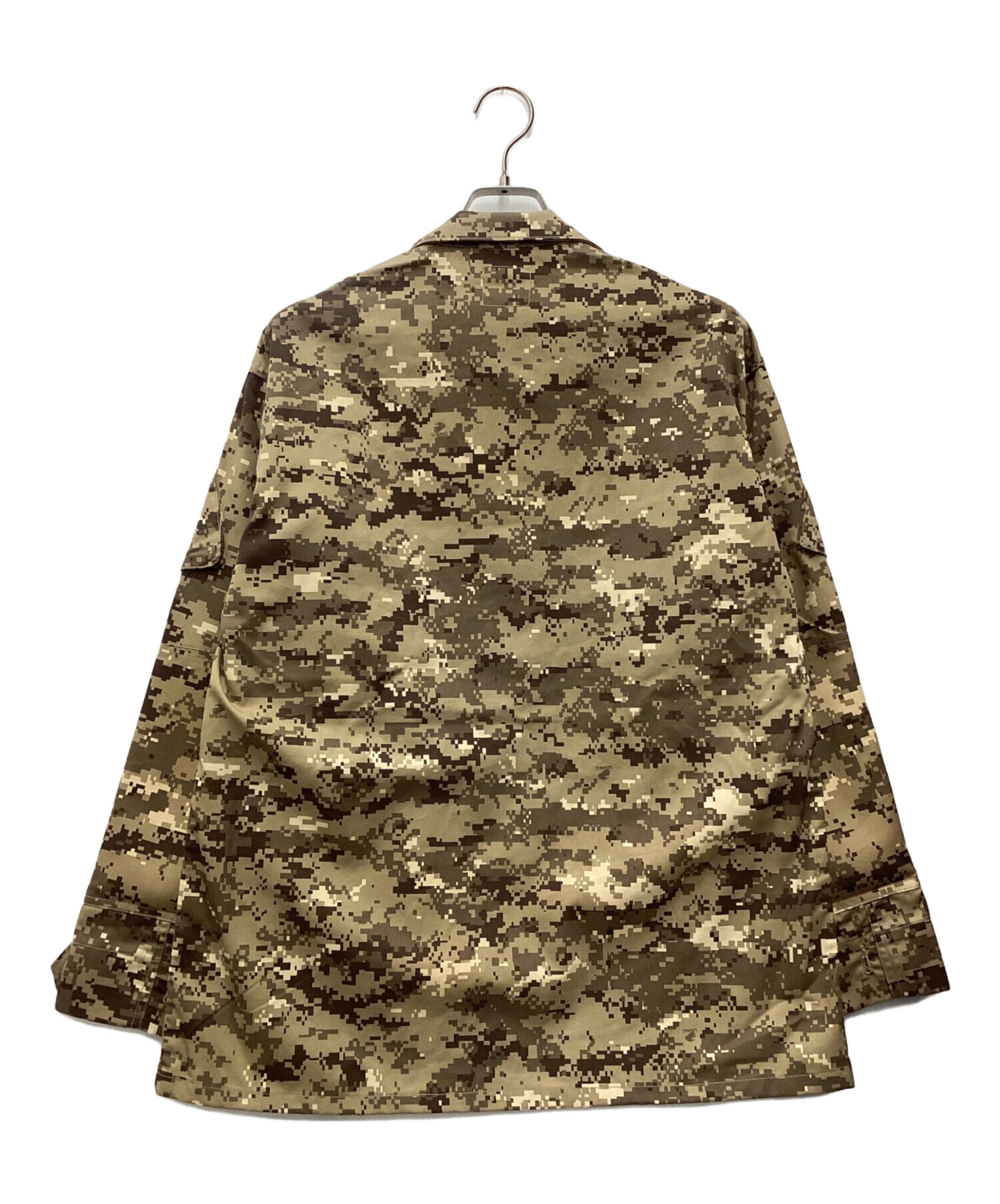 【美品】WTAPS サファリジャケット ミリタリー ベージュ 総柄 フード取外し 中古・古着通販】- (-) ミリタリージャケット アメリカ軍 ベージュ