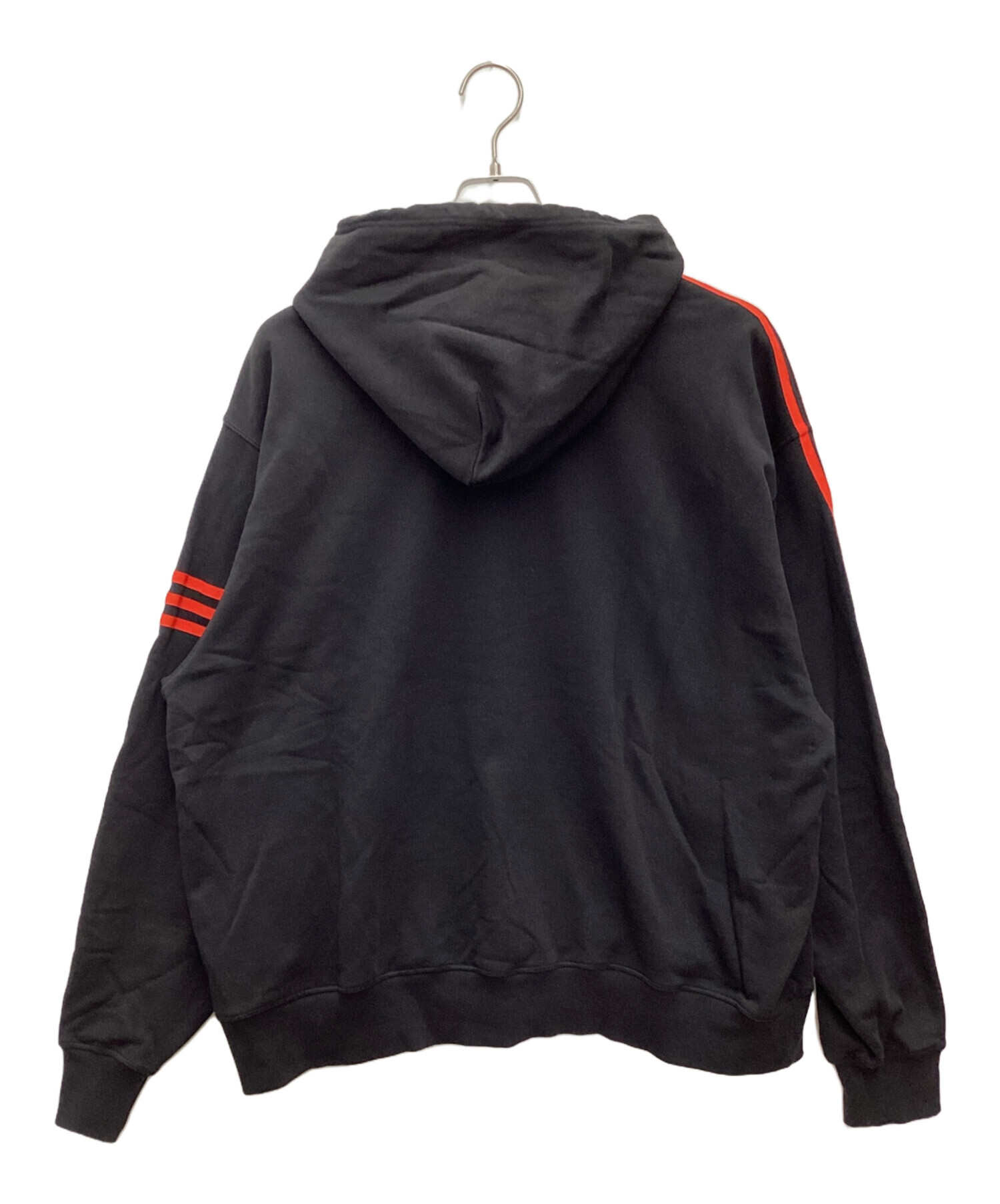 最安値，100%新品 424 four two four プルオーバースウェットパーカー S フォートゥーフォー 正規品 メンズ ロサンゼルス製 fourtwofour ブラック無地