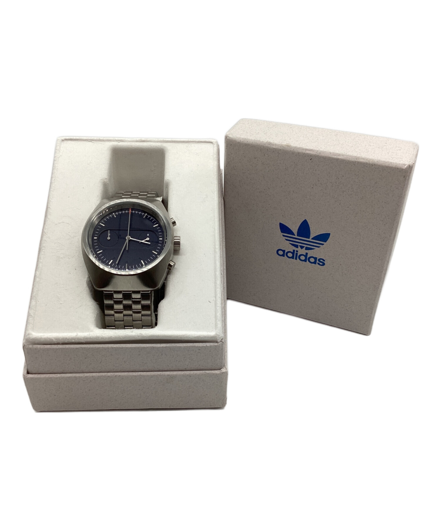 中古・古着通販】adidas (アディダス) リストウォッチ SSブレスレット