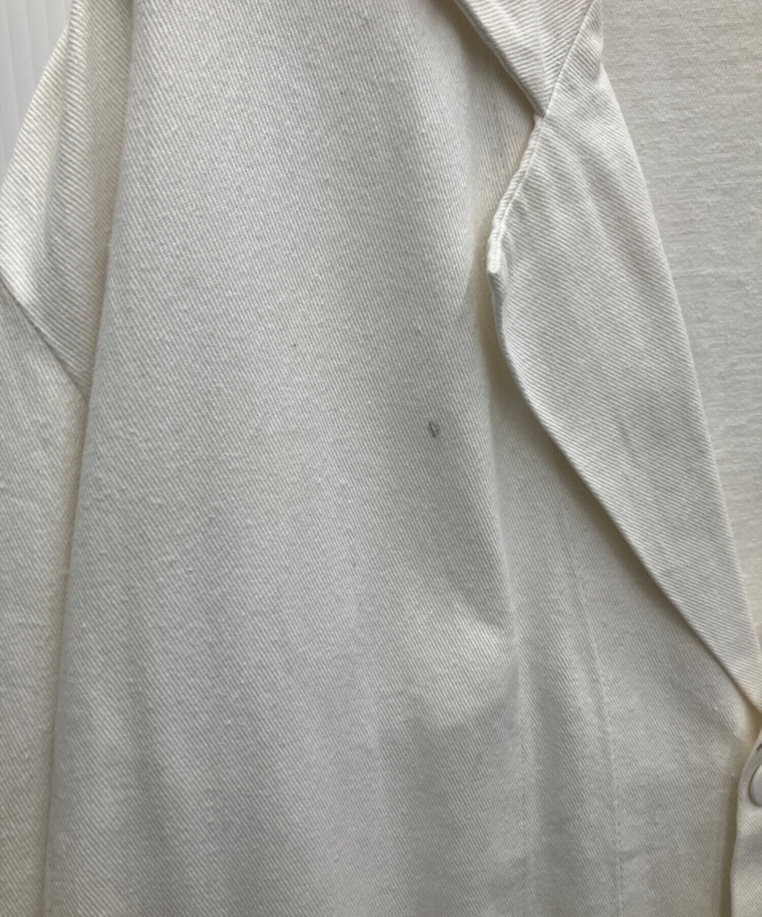   ホワイトジャケット M新 品未使用 中古・古着通販】- (-) コットンツイルジャケット ホワイト サイズ