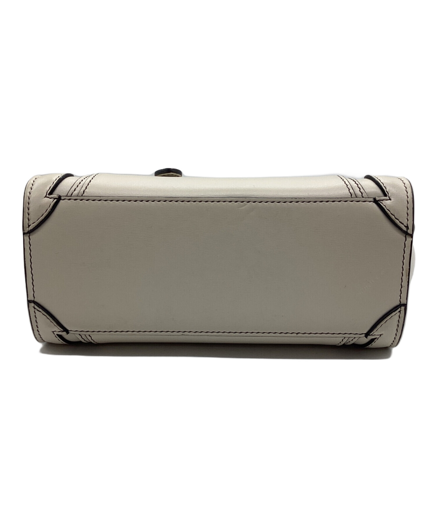 中古・古着通販】CELINE (セリーヌ) ラゲージ ナノ ホワイト｜ブランド